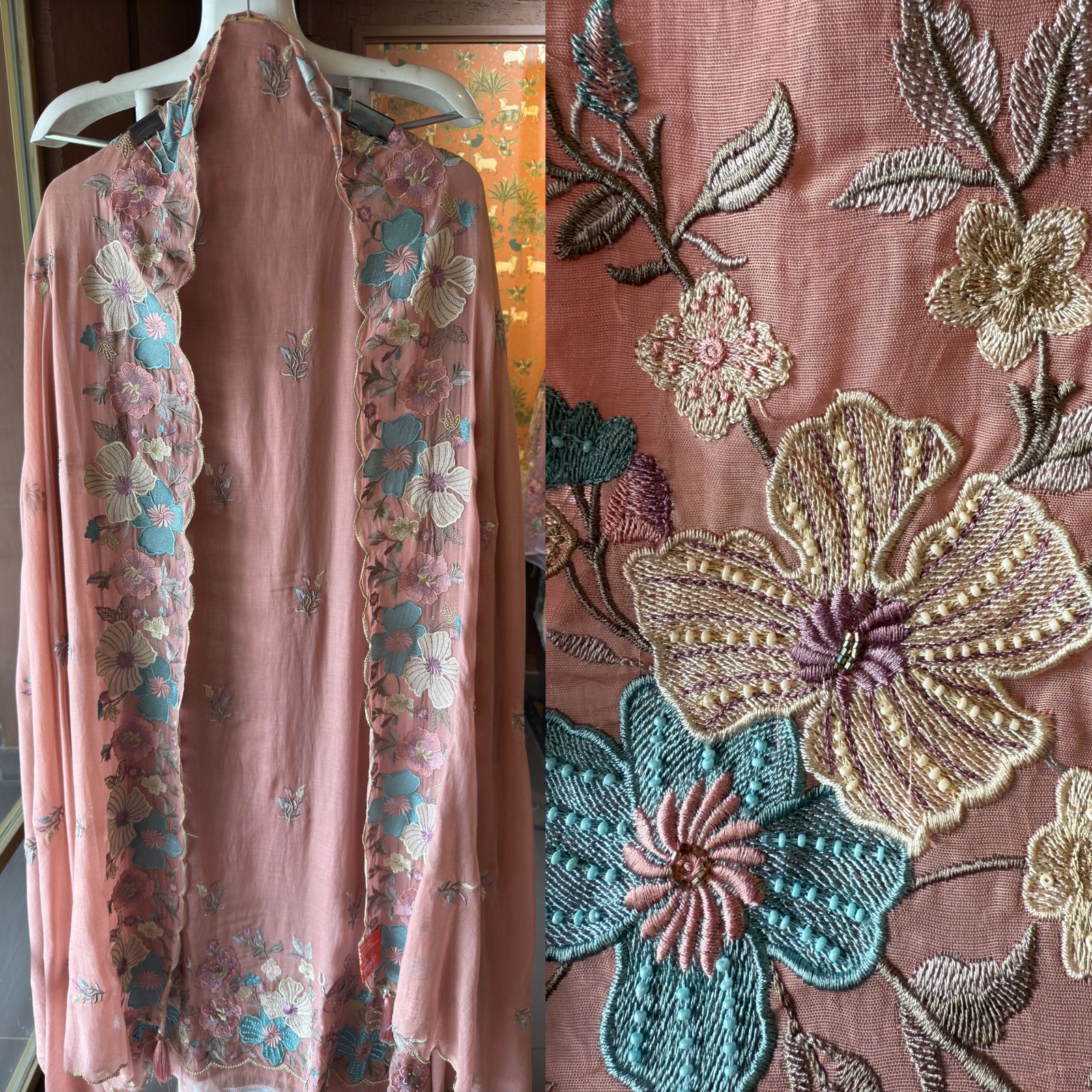 Mul cotton Unstitched suit design