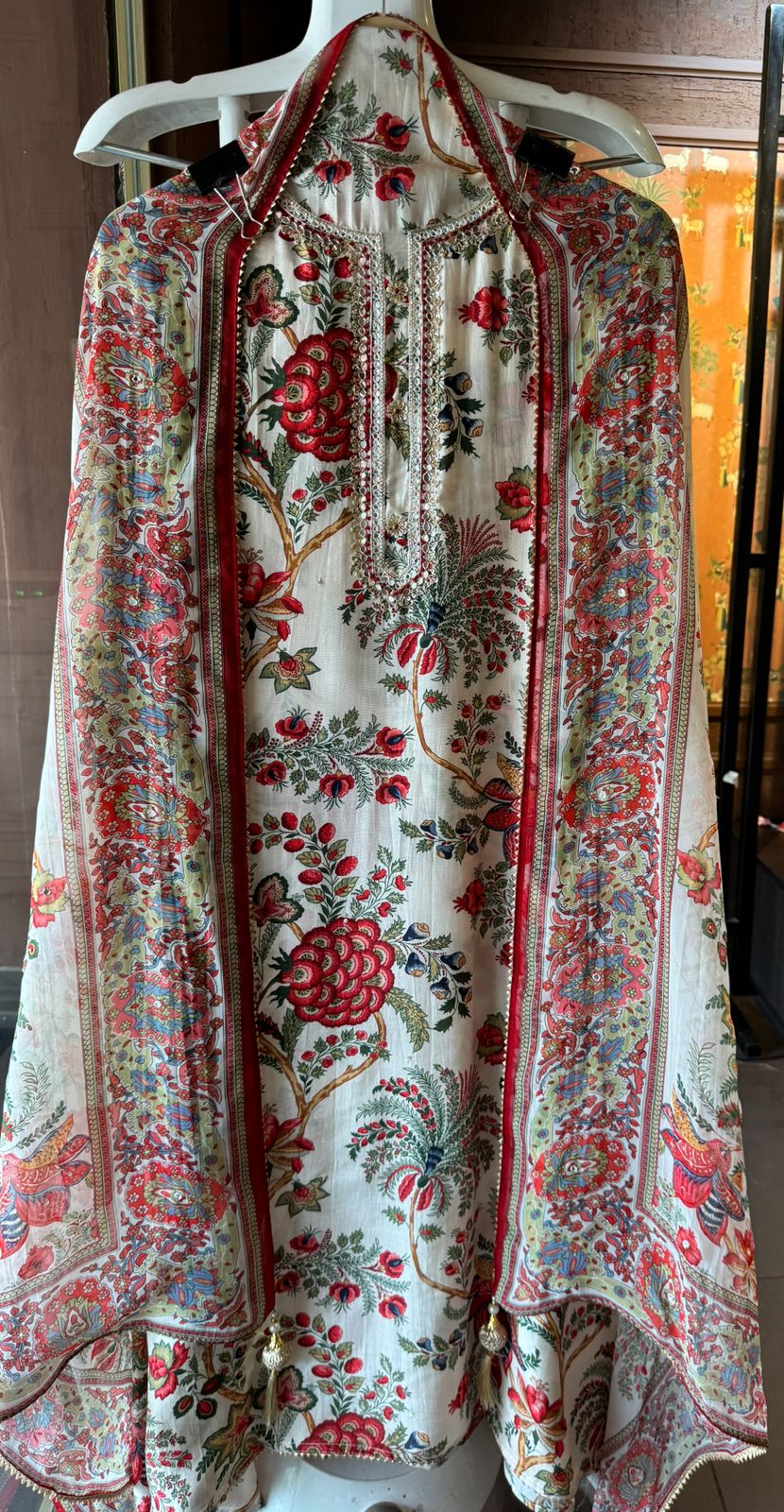 Pure Silk shirt Bagh printed Unstitched shirt