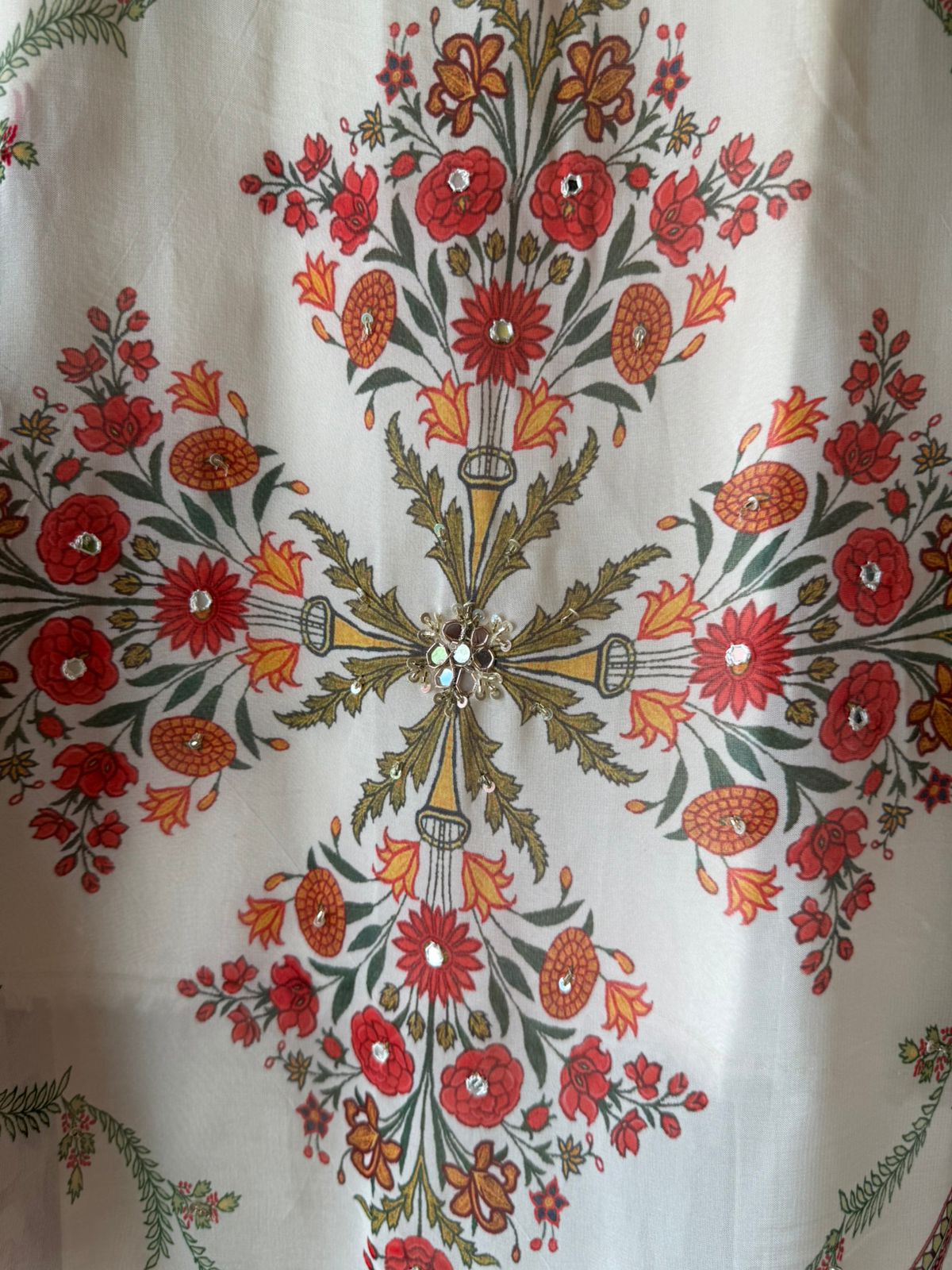 Pure Silk shirt Bagh printed Unstitched shirt