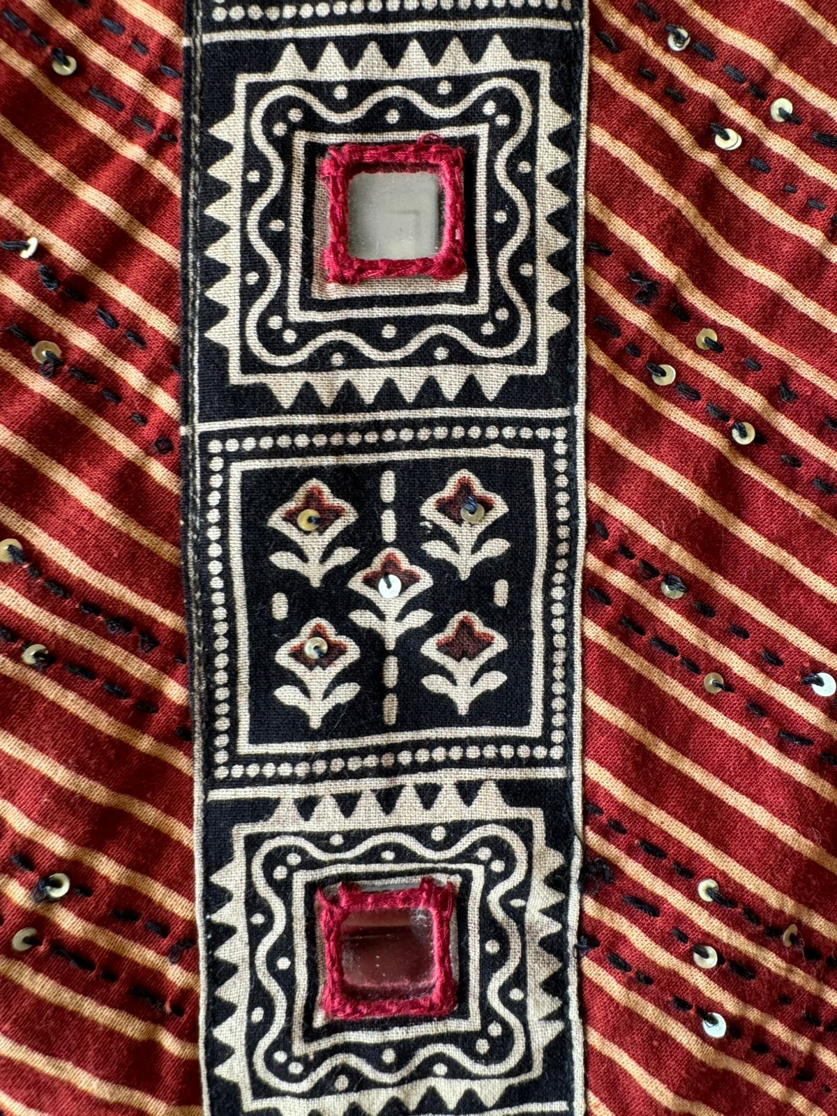 Jam cotton Unstitched shirt with Jaipuri Printed