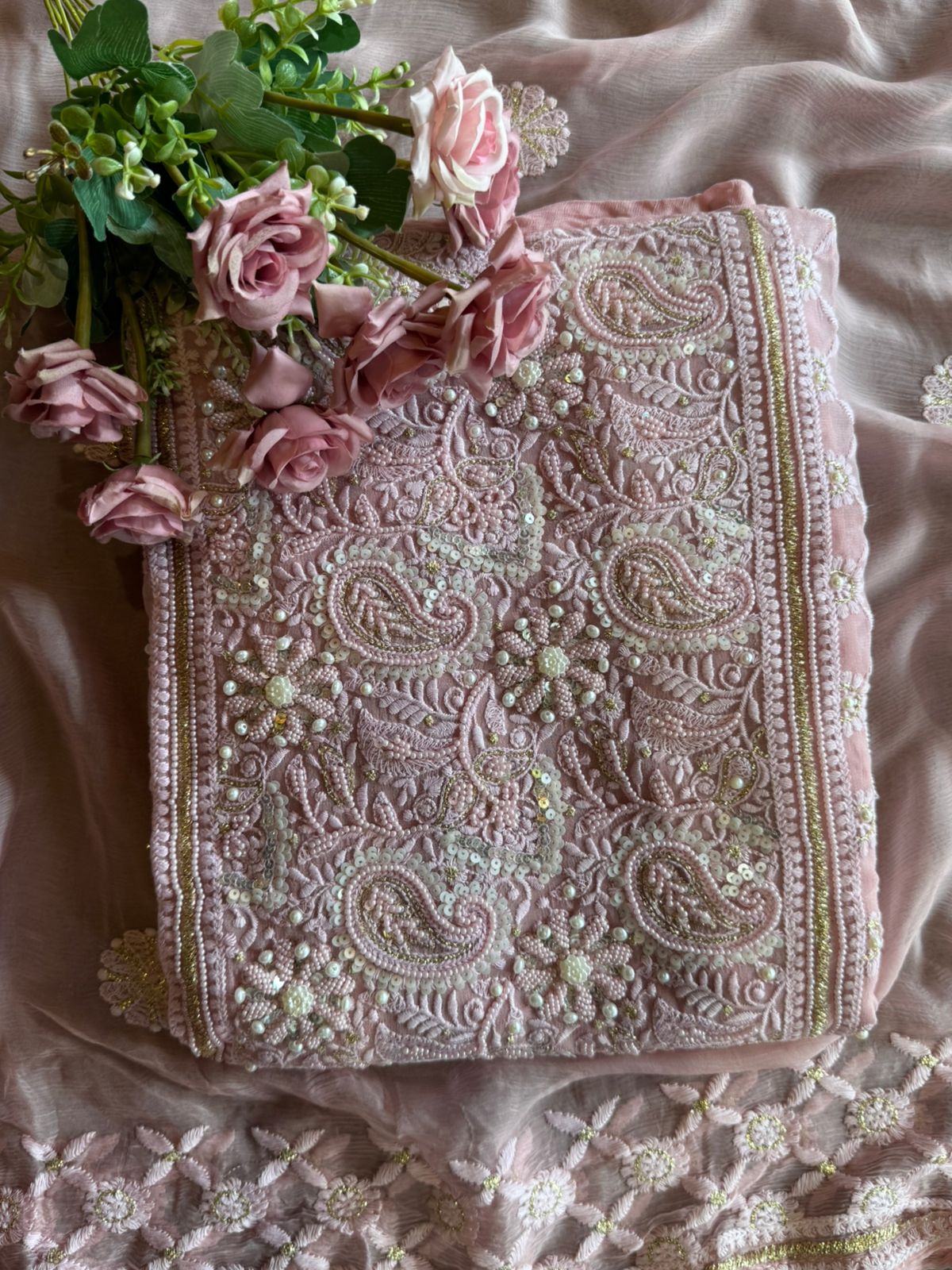 Pure Georgette Unstitched shirt