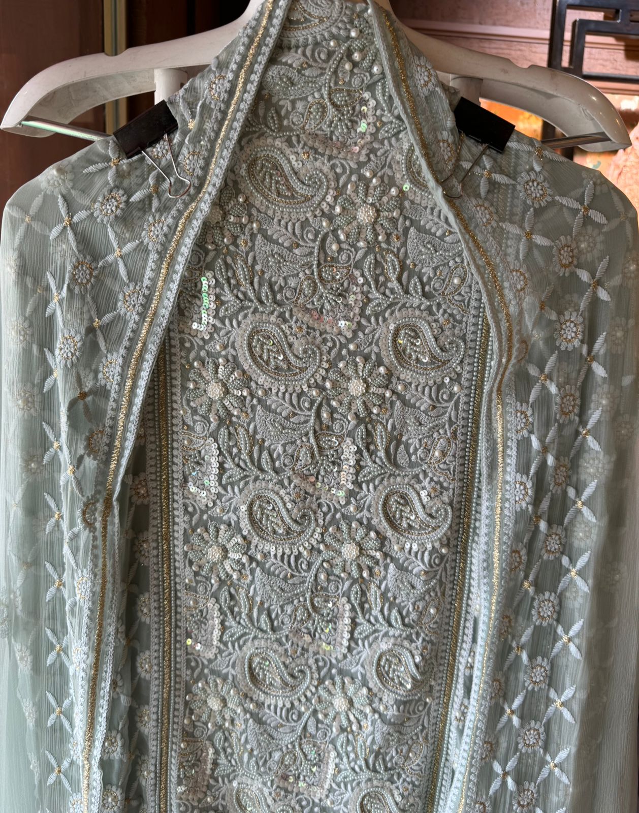 Pure Georgette Unstitched shirt