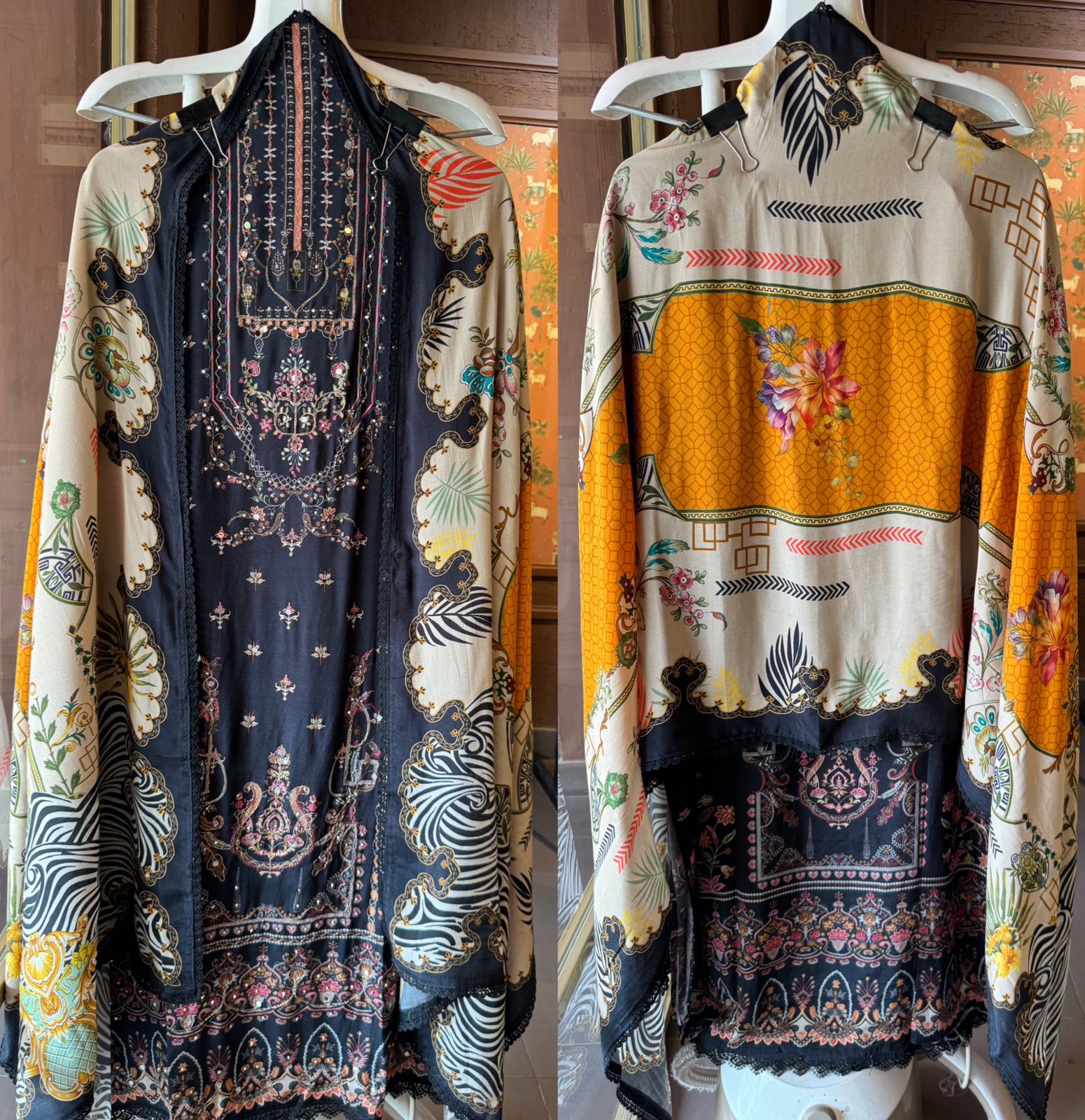 Shop our new Pure muslin Pakistani digital prints