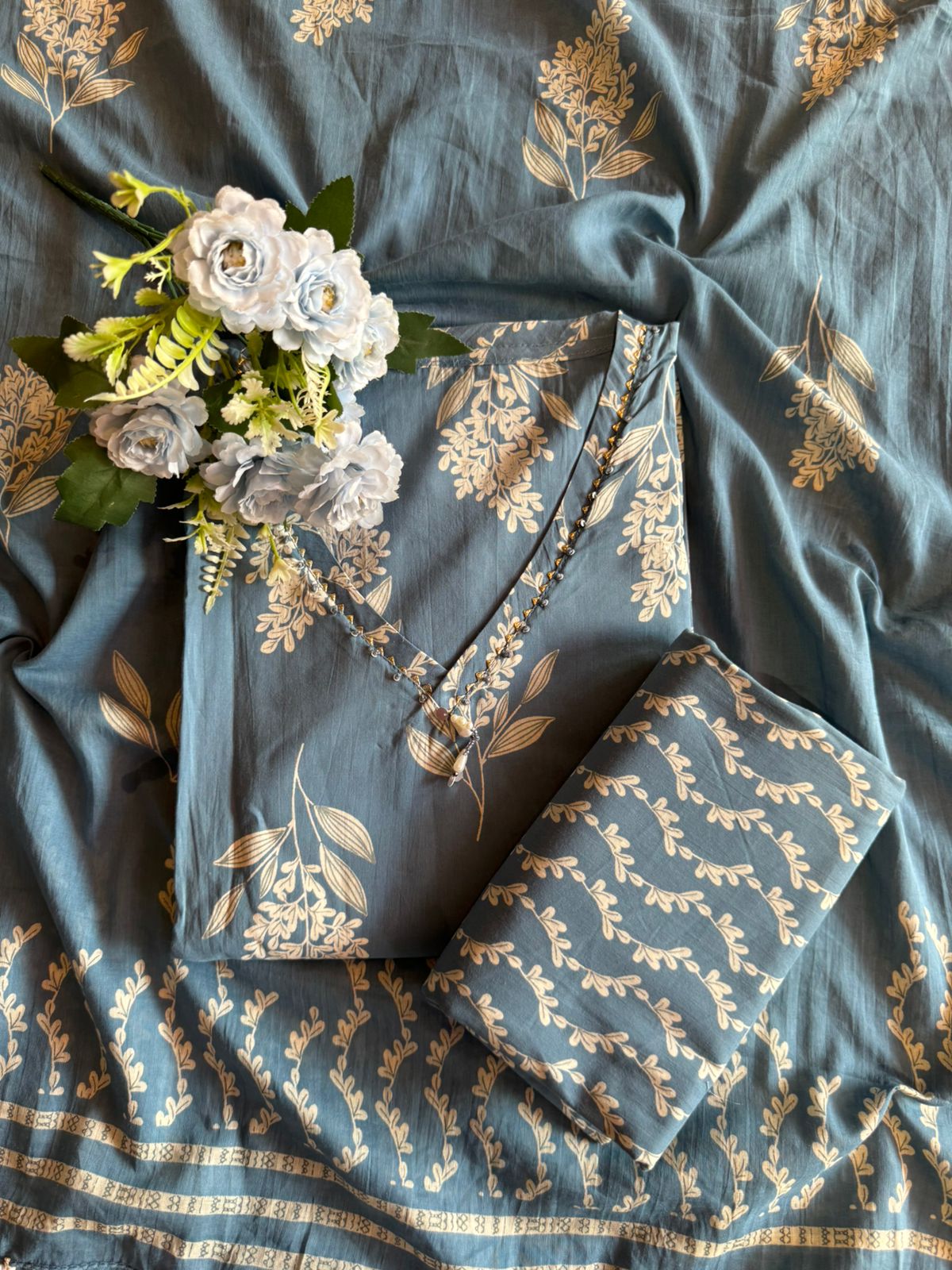 Cotton Unstitched Shirt