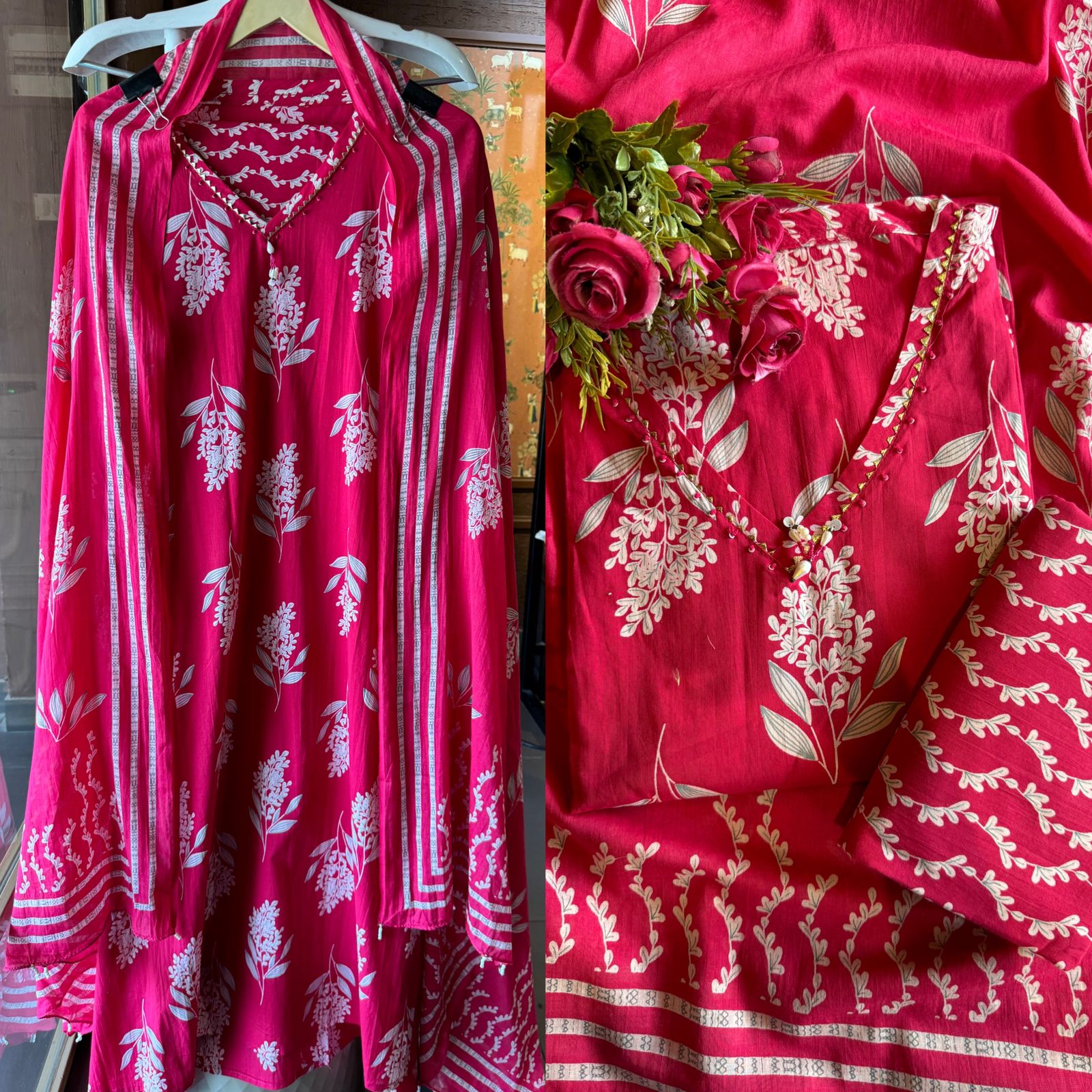 Cotton Unstitched Shirt