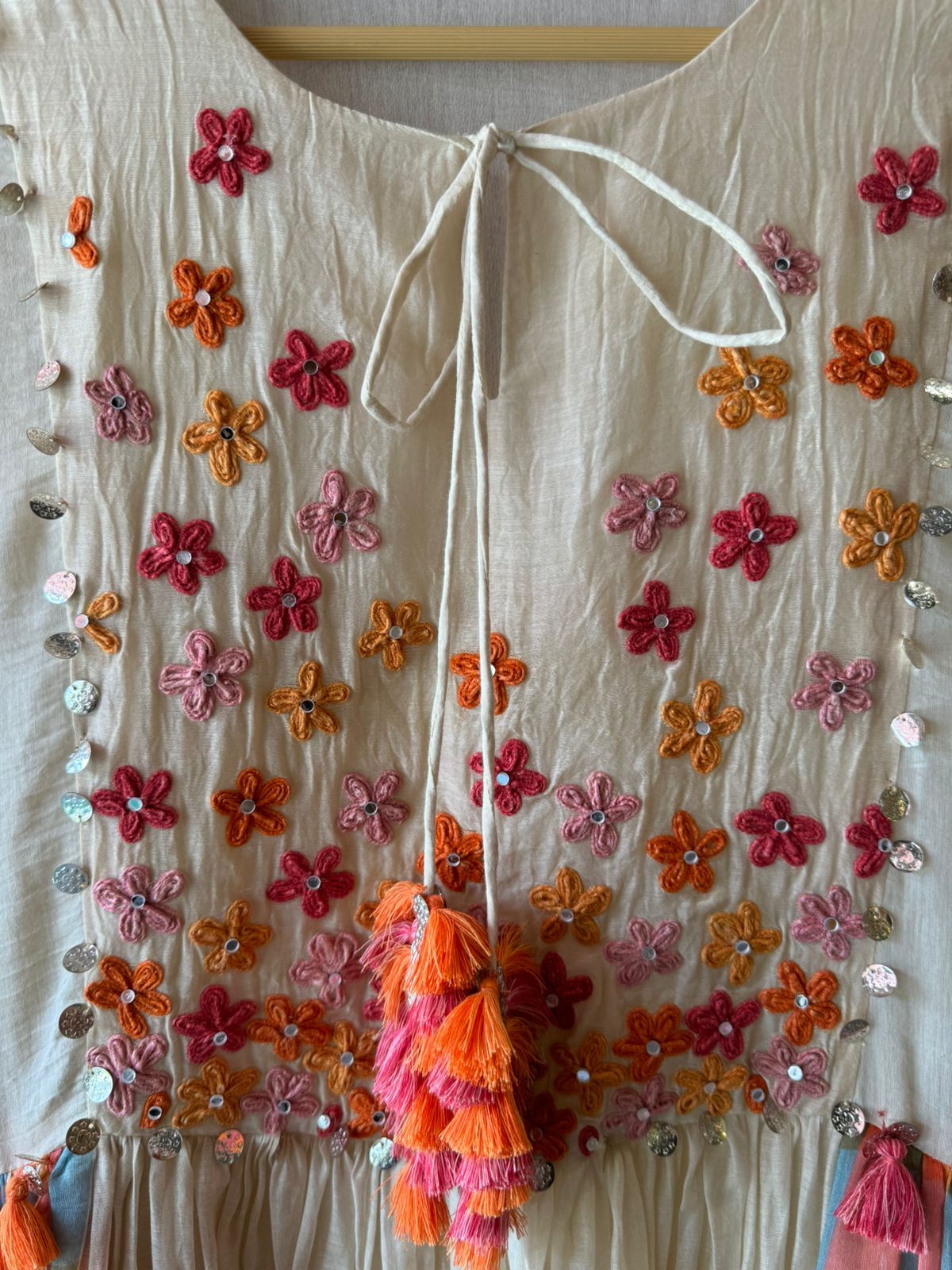 Pure Mul chanderi Pleated designer suit