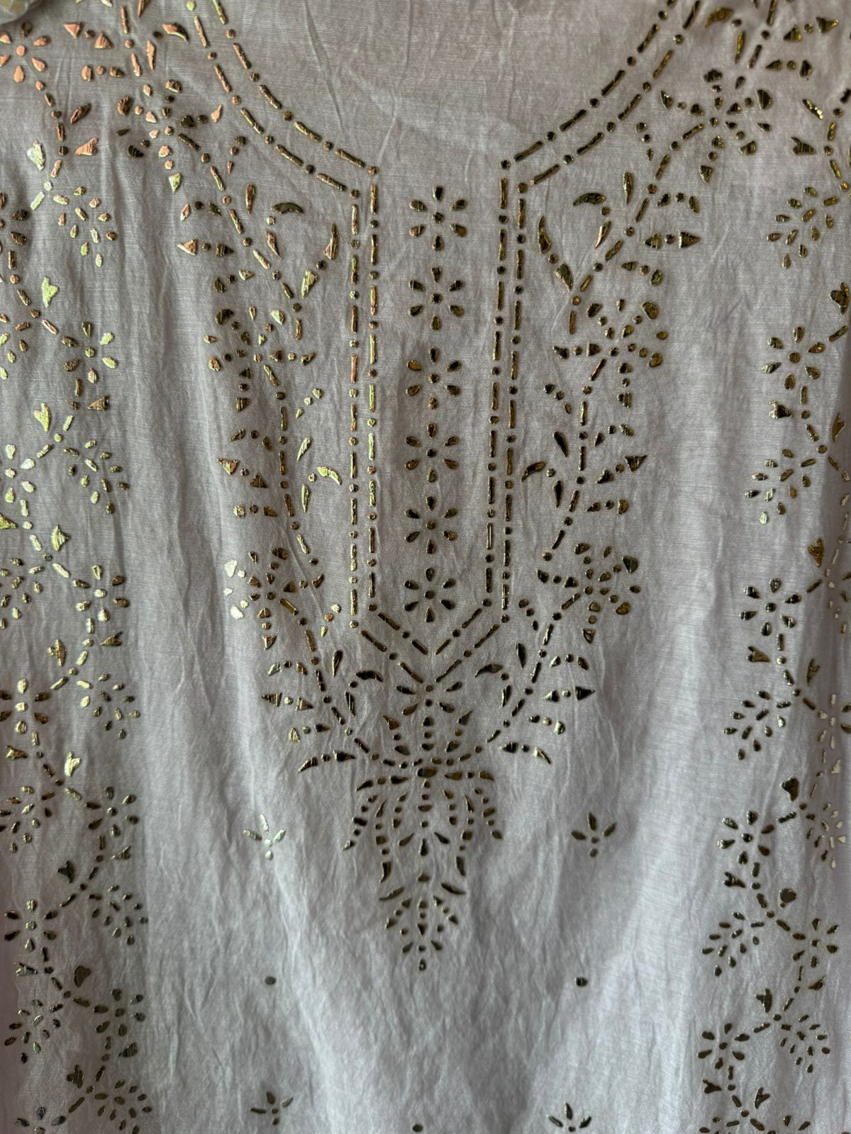 Mul Chanderi Articles with pitta work