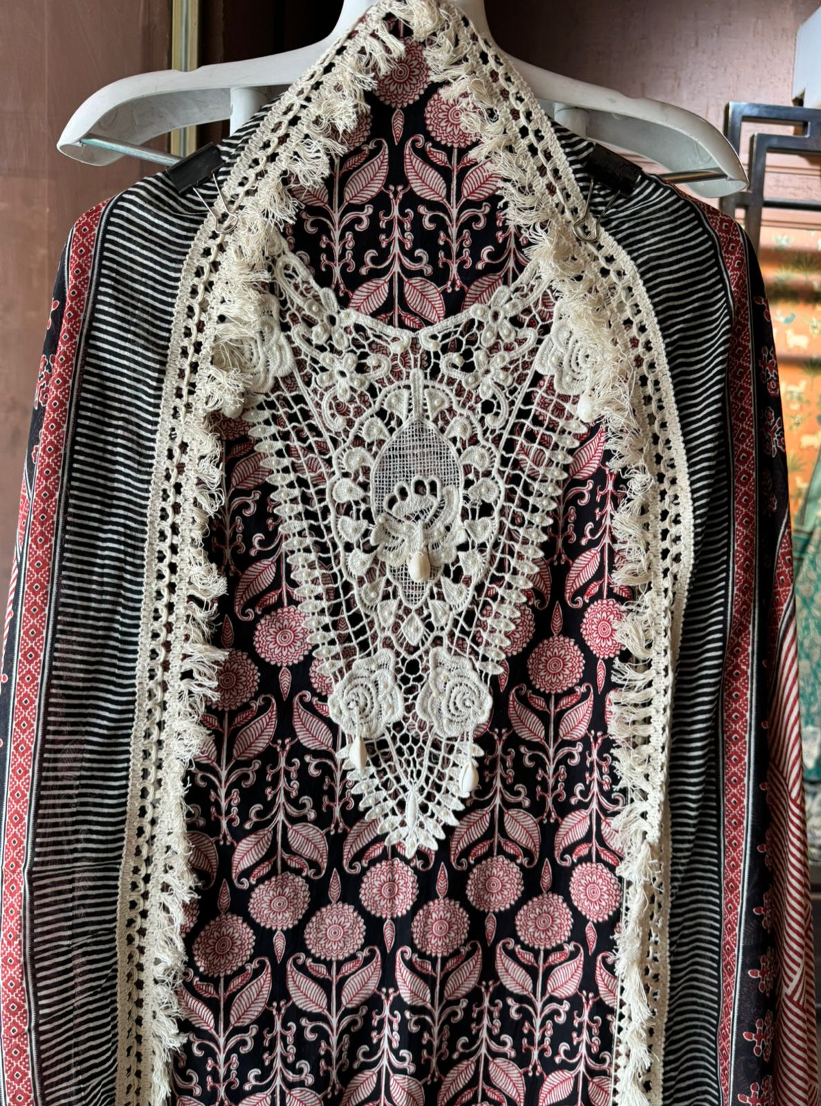 Pure cotton Collections with ajrakh printing done