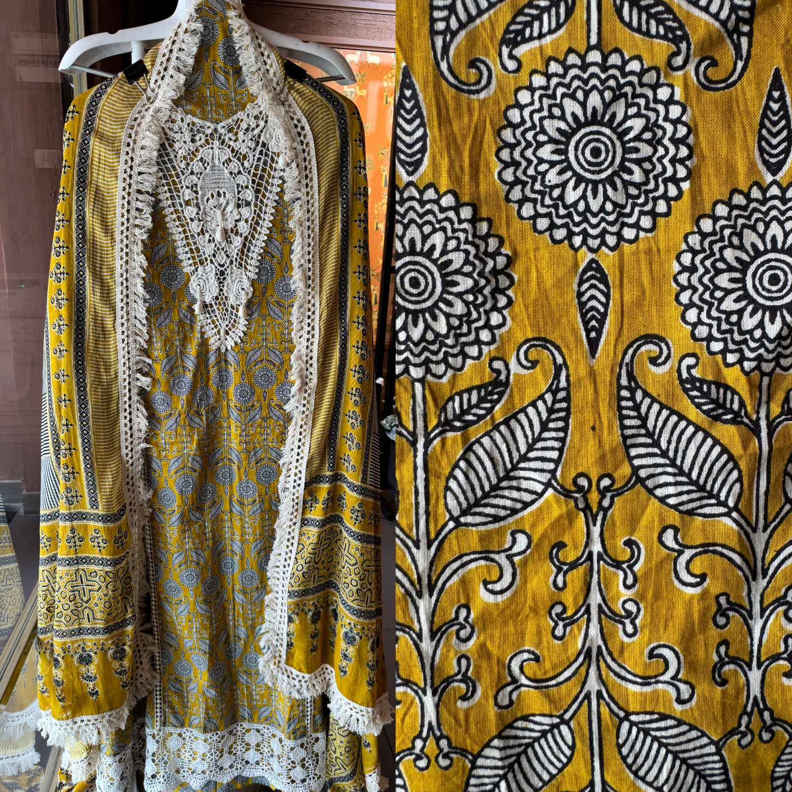 Pure cotton Collections with ajrakh printing