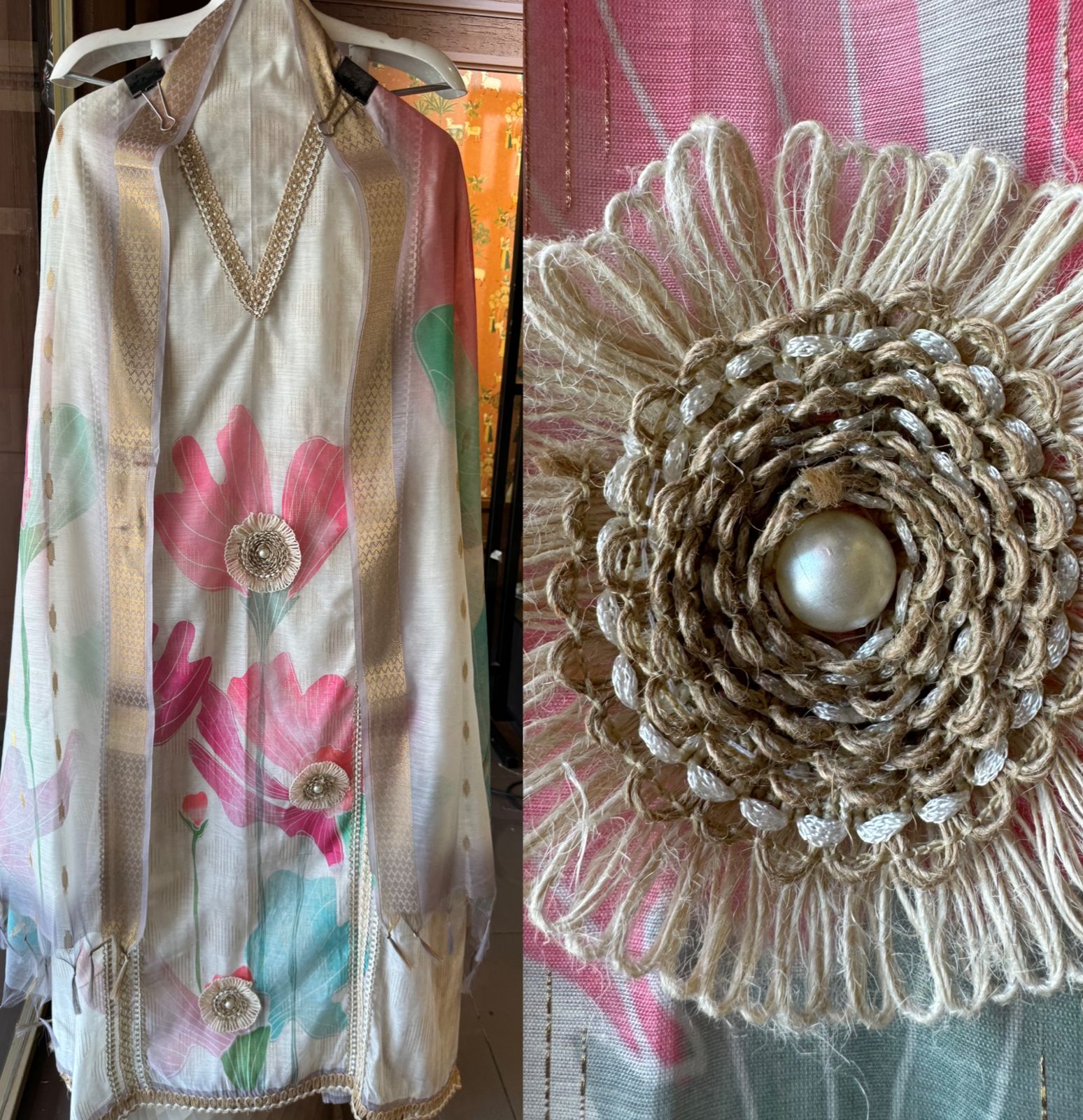 Shop our New Collections on Mul chanderi with digital prints