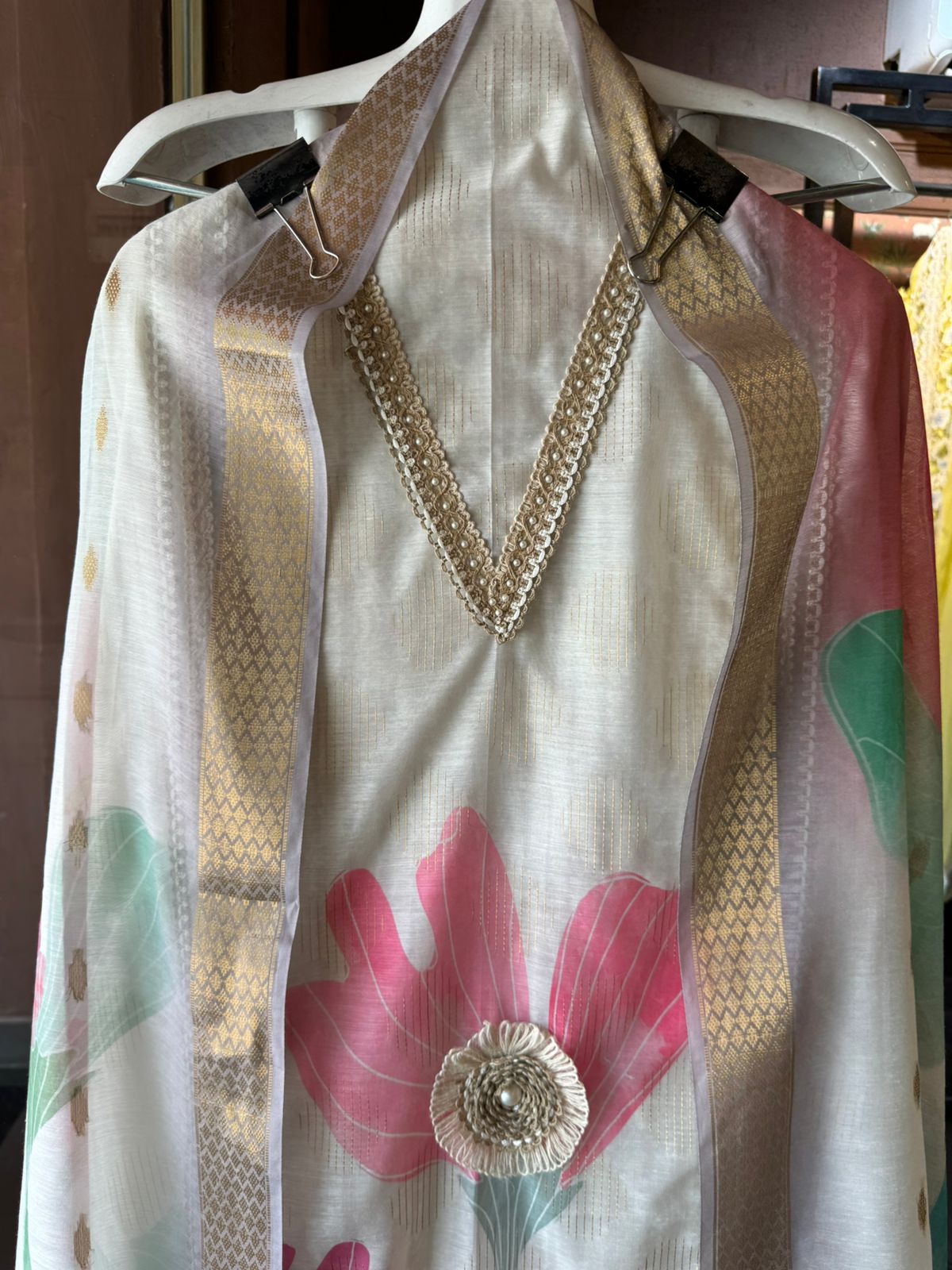 Shop our New Collections on Mul chanderi with digital prints