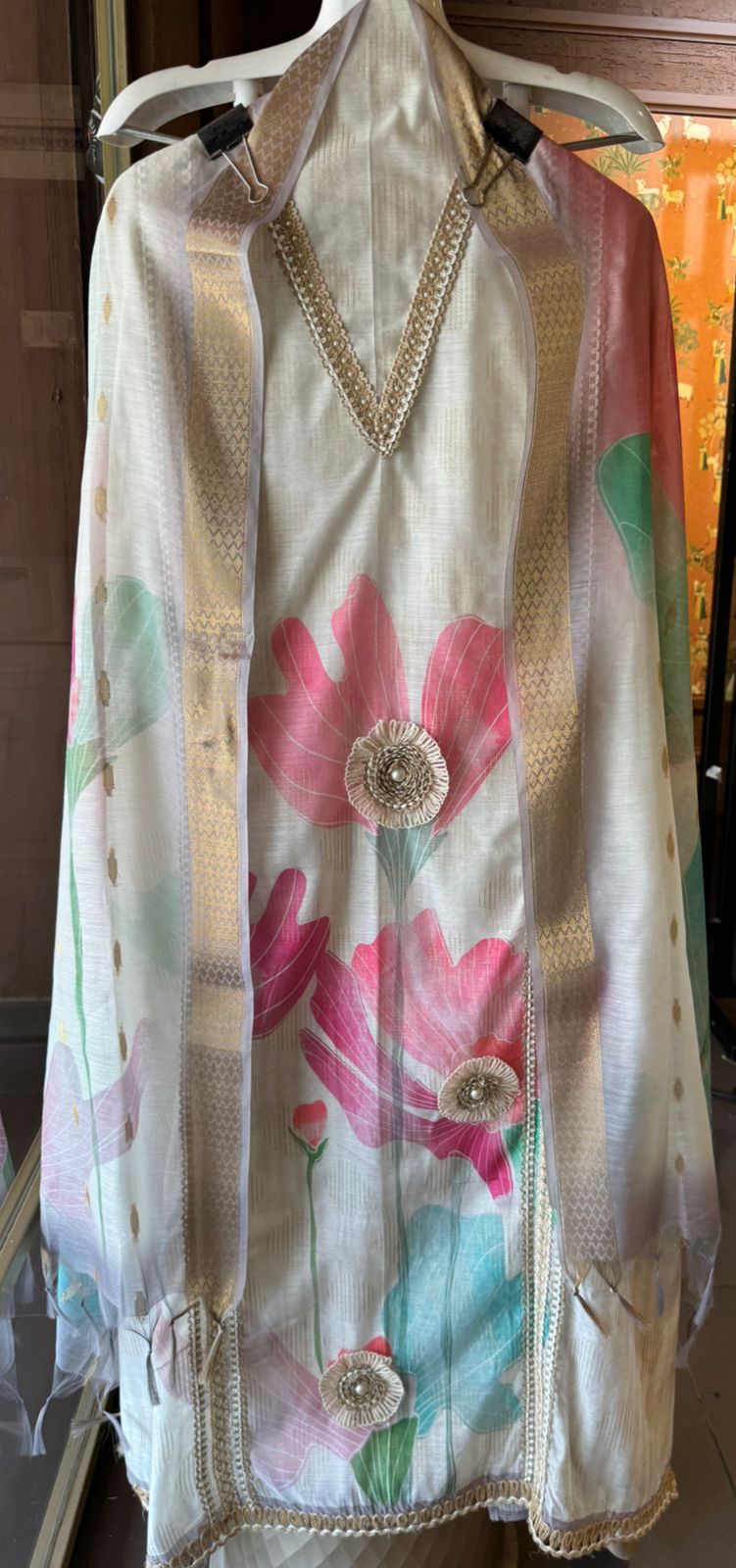 Shop our New Collections on Mul chanderi with digital prints