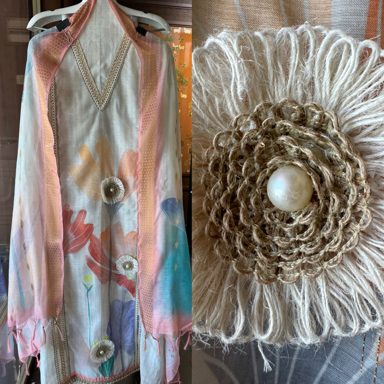 Shop our New Collections on Mul chanderi with digital prints