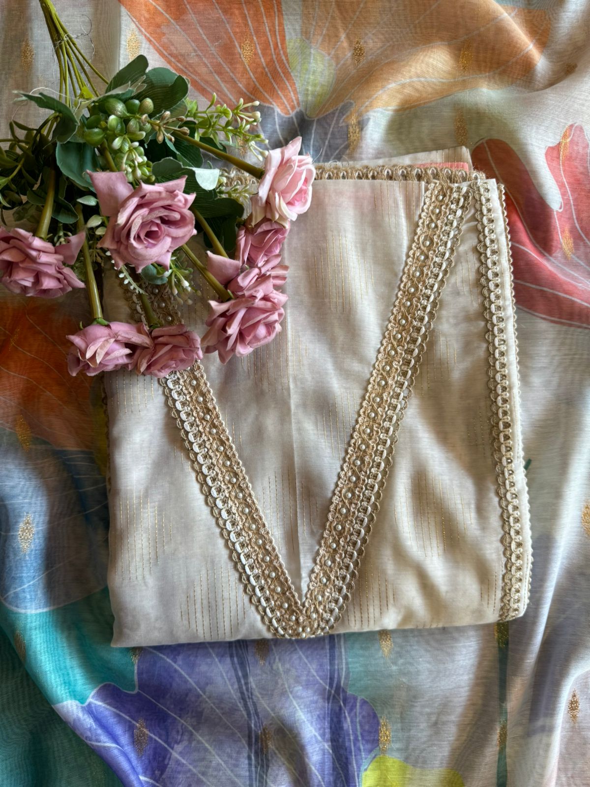 Shop our New Collections on Mul chanderi with digital prints