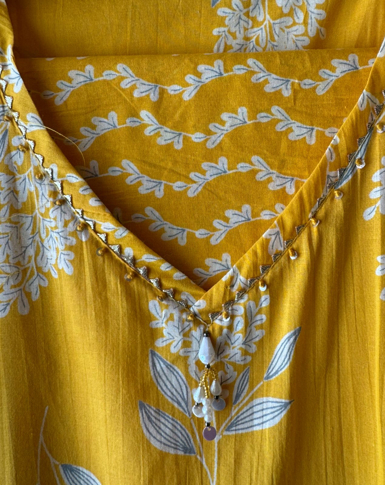 Cotton Unstitched Shirt digital printed