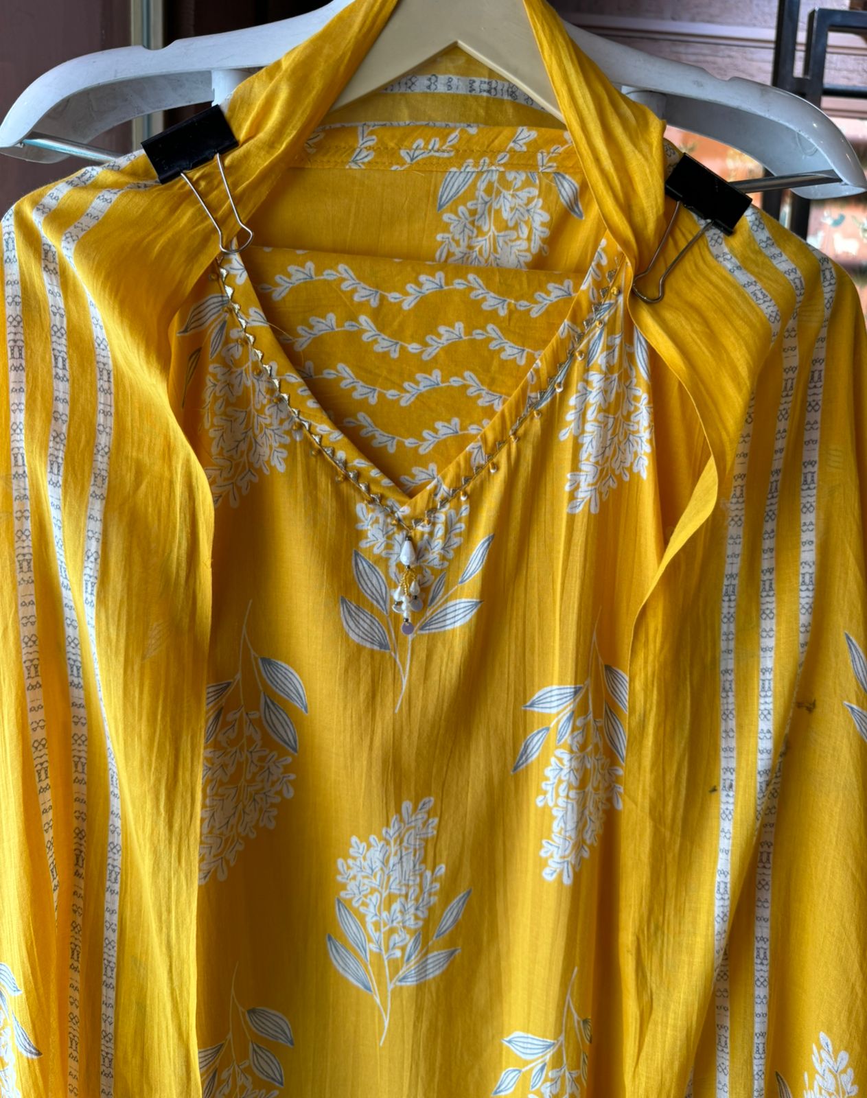 Cotton Unstitched Shirt digital printed