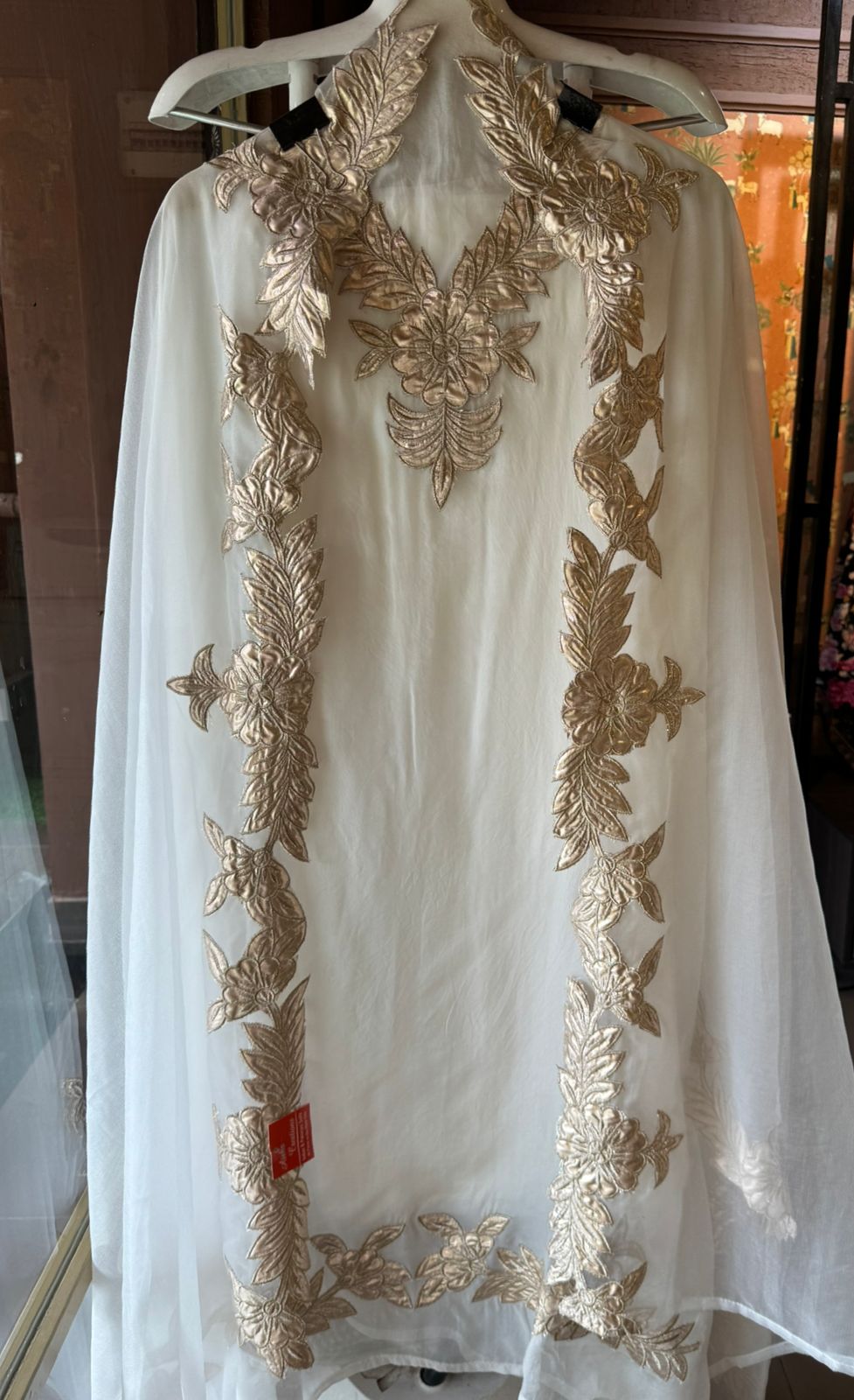 Soft organza Unstitched Shirt