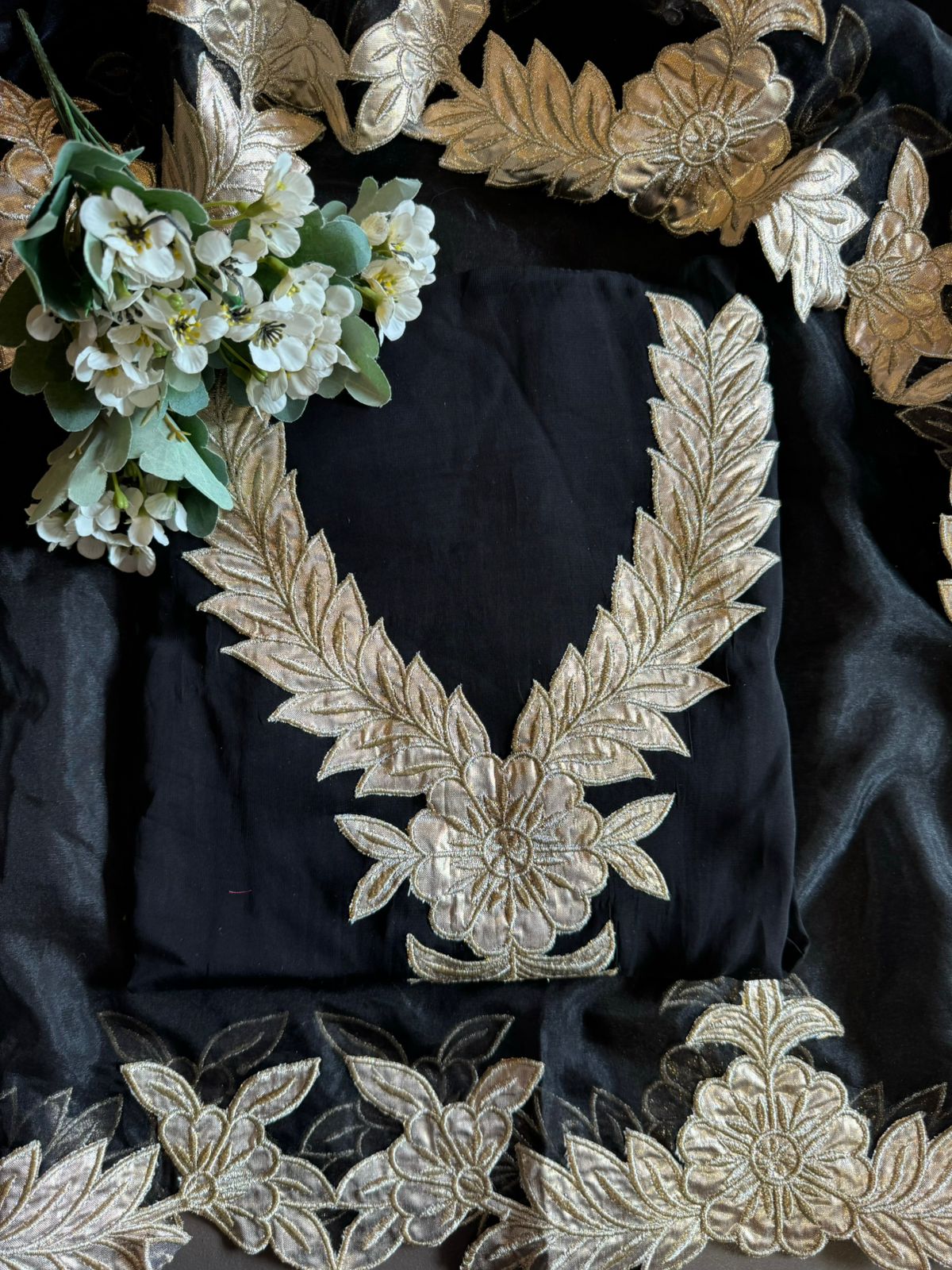 Soft organza Unstitched Shirt (Copy)