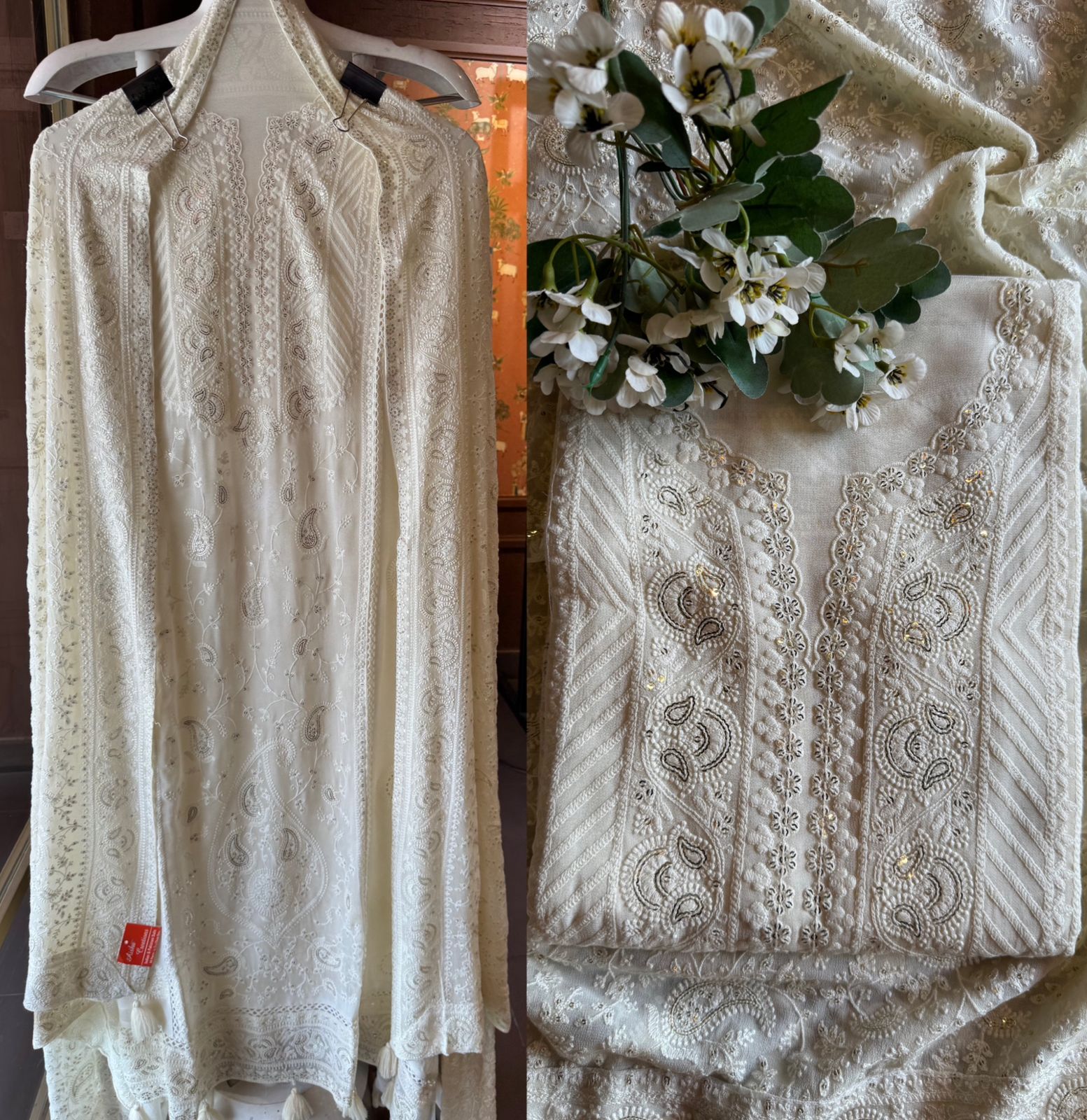 Pure Georgette Unstitched Shirt