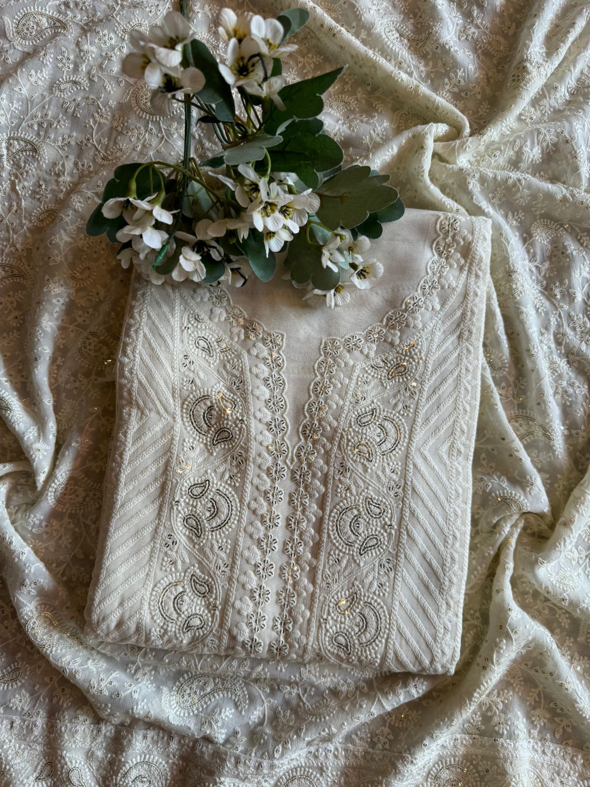 Pure Georgette Unstitched Shirt