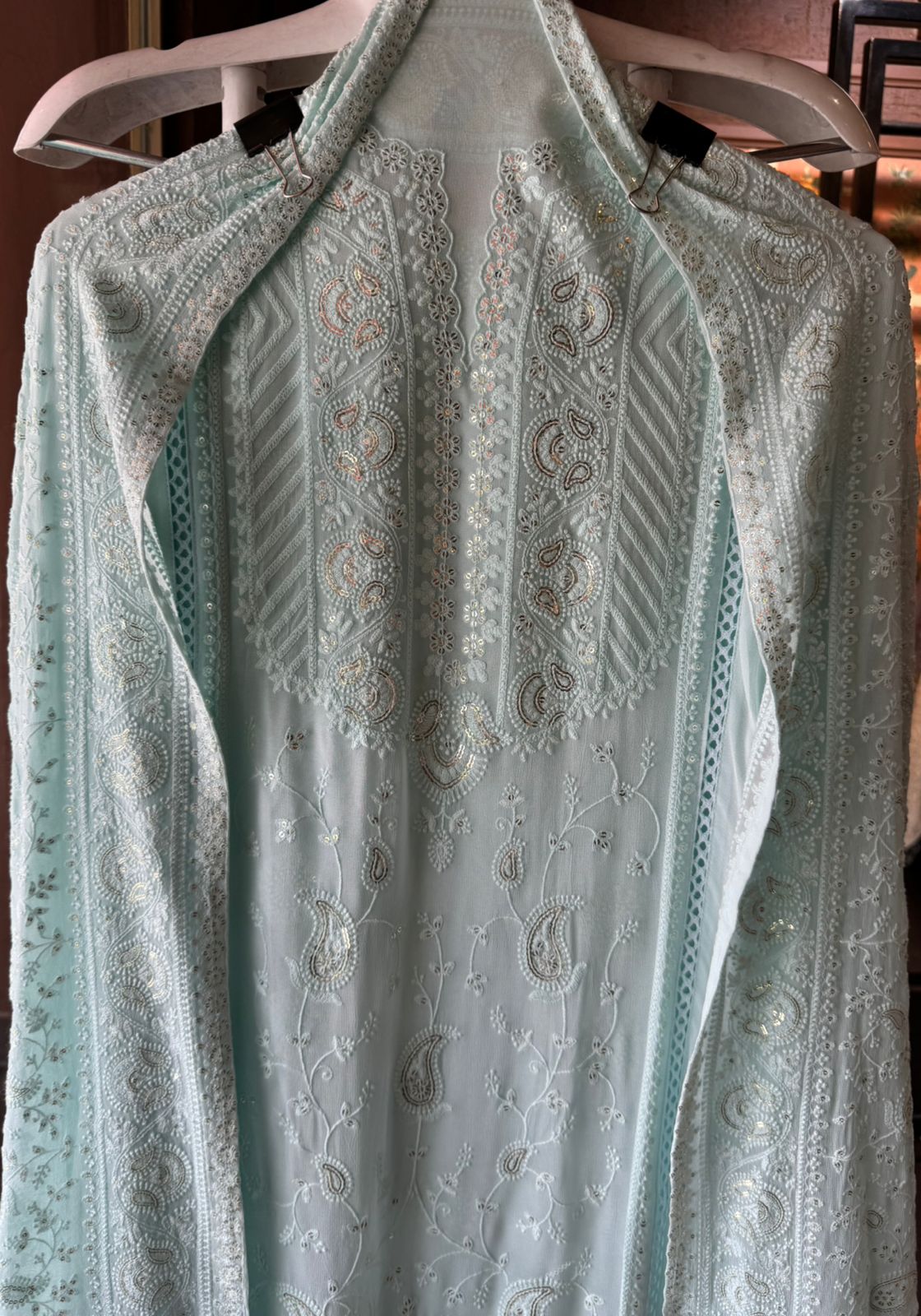 Pure Georgette Unstitched Shirt