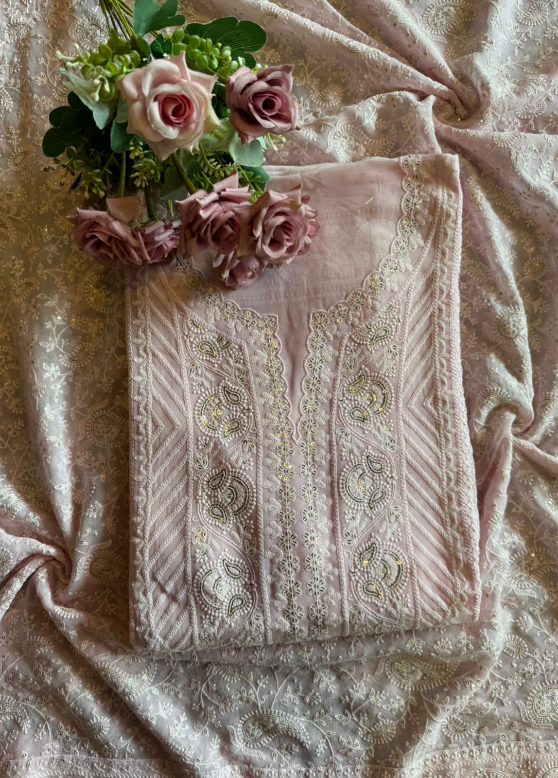 Pure Georgette Unstitched Shirt