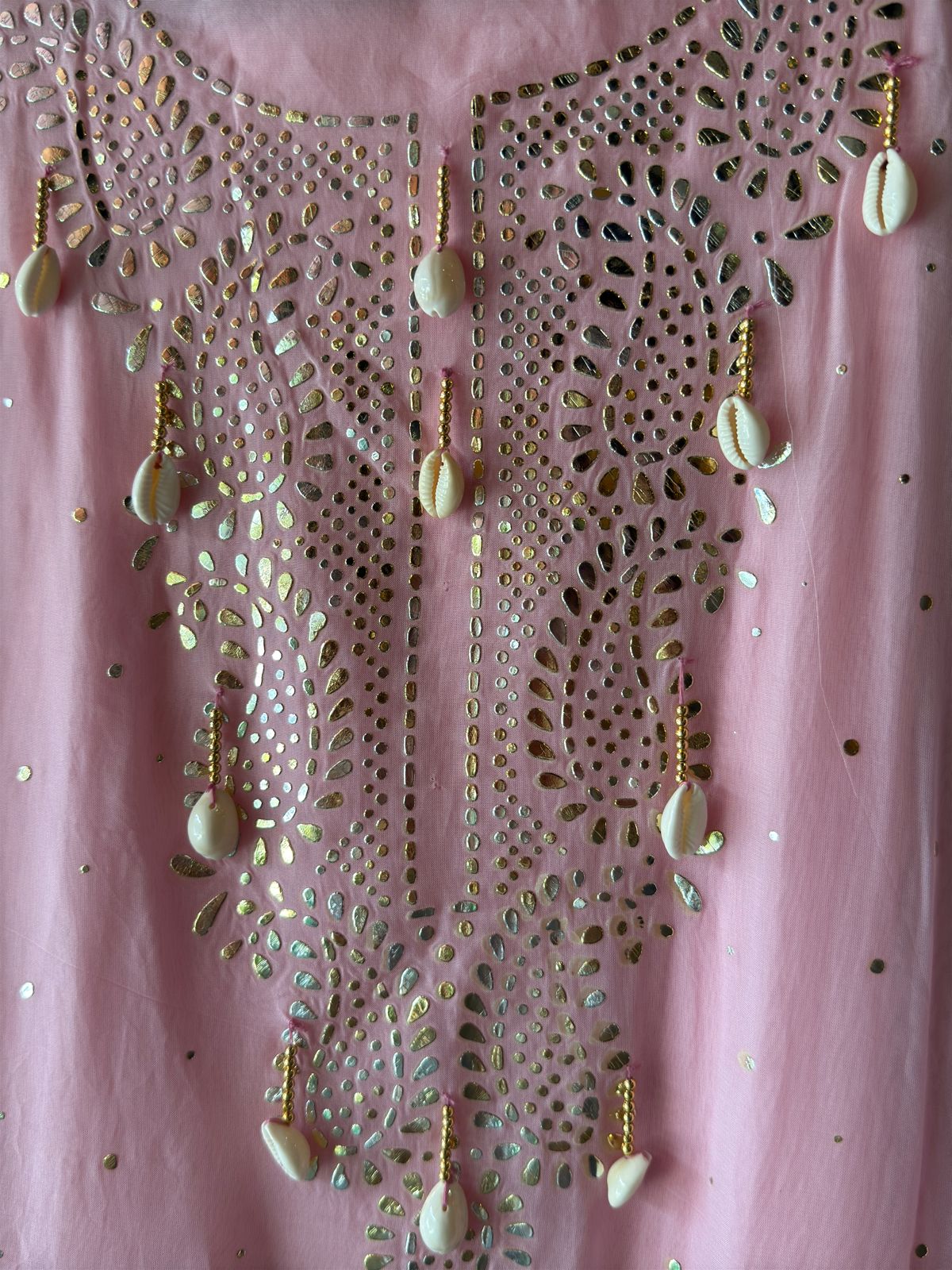 Soft organza unstitched shirt