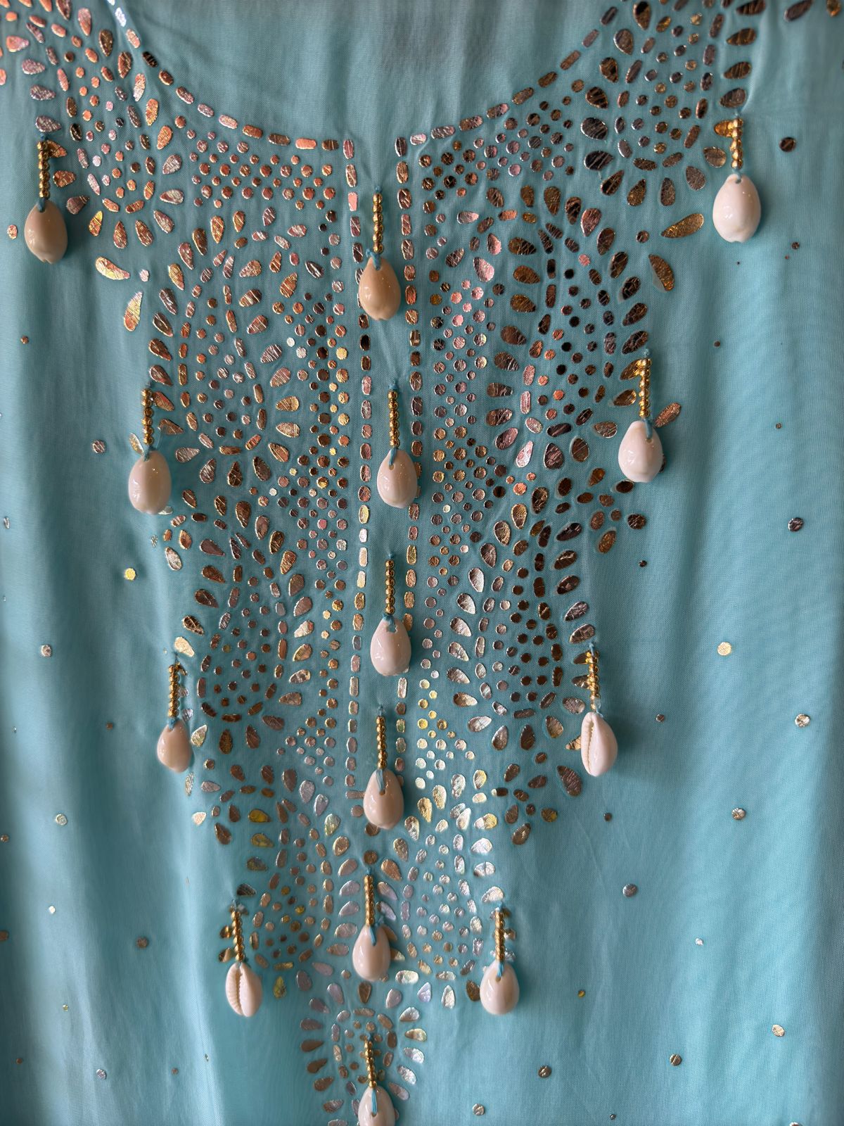 Soft organza unstitched shirt