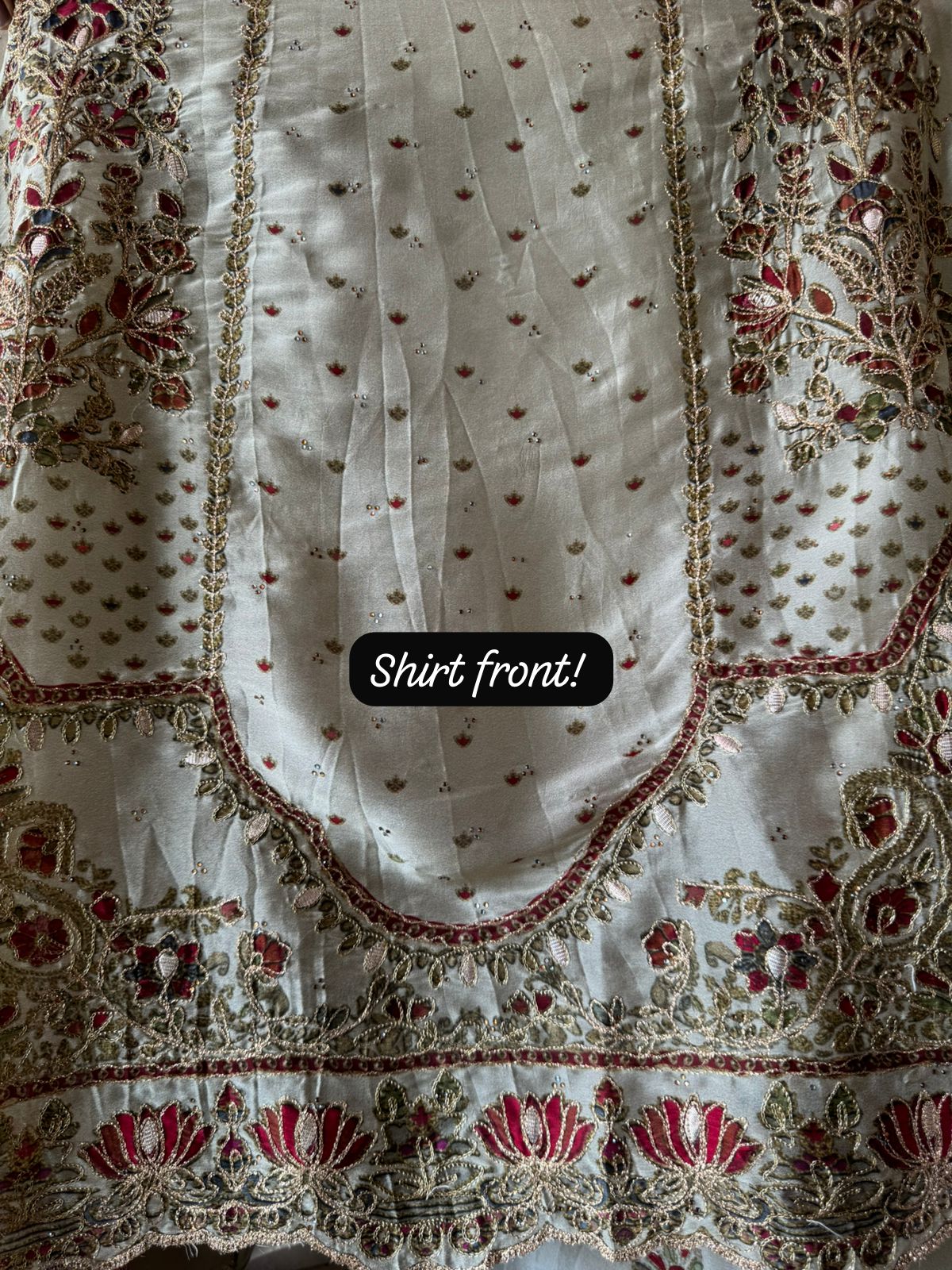 Pure crepe Digital printed bootie shirt