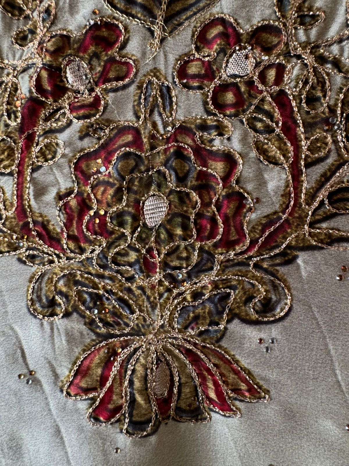 Pure crepe Digital printed bootie shirt