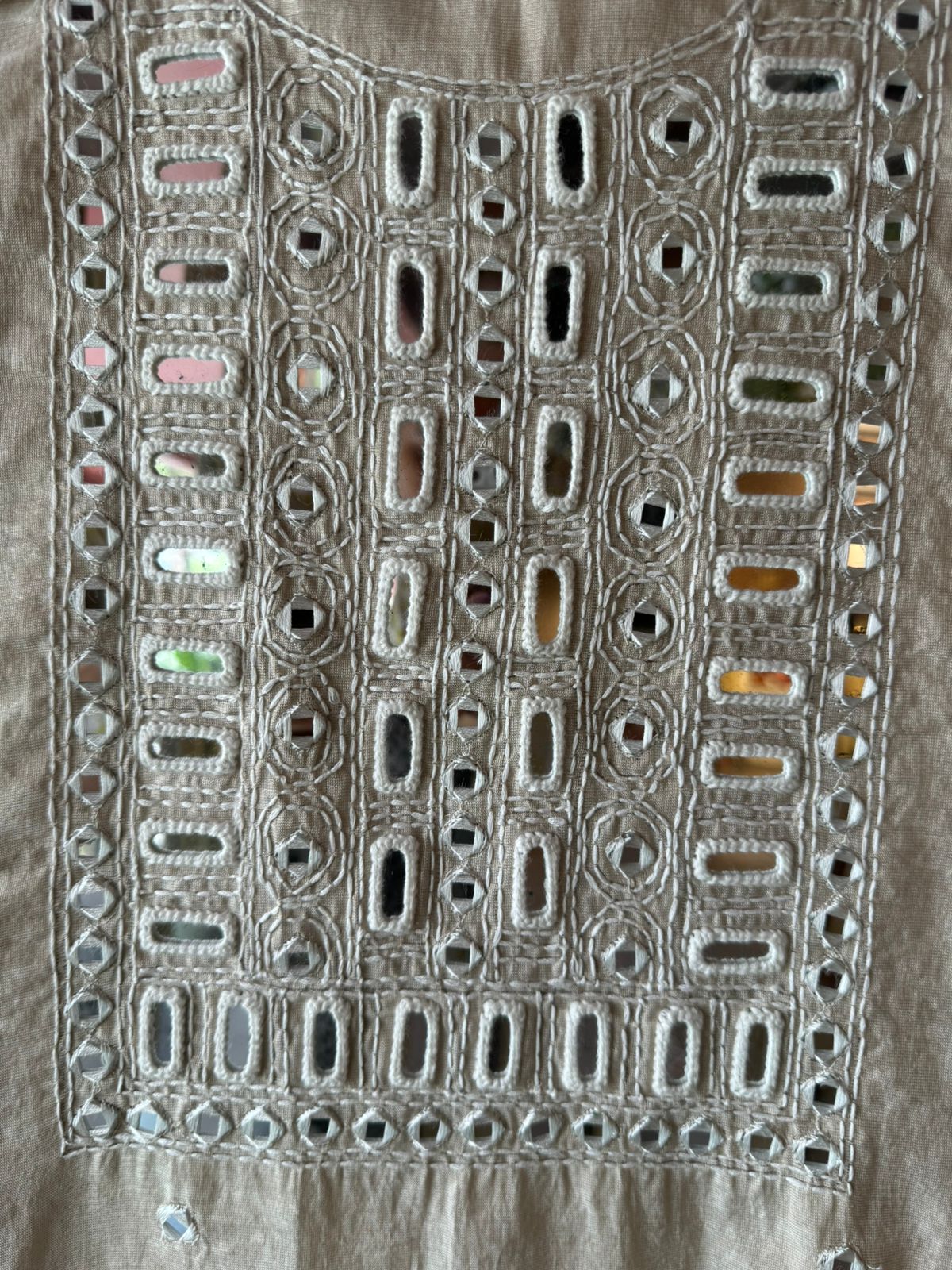 Pure Chanderi jacquard Unstitched Shirt