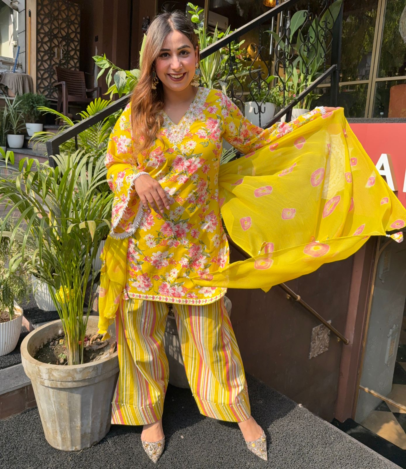 Beautiful Cotton Unstitched Suit