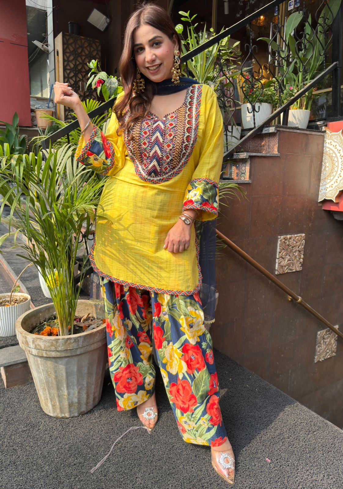 Pure handloom designer cotton Stitched Shirt