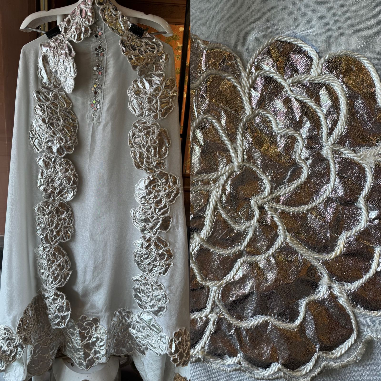 Shimmer tissue unstitched Concept Full size shirt