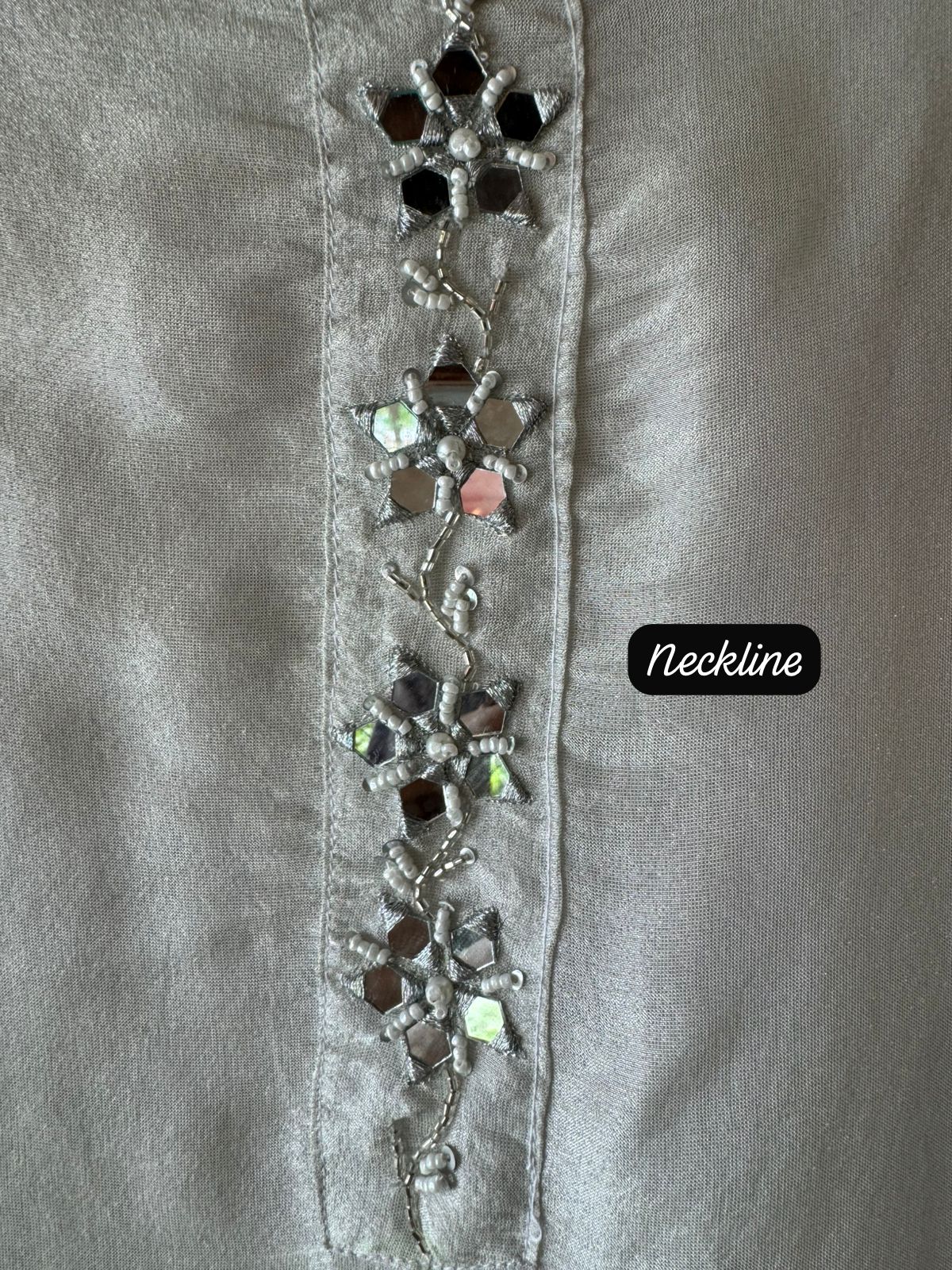 Shimmer tissue unstitched Concept Full size shirt