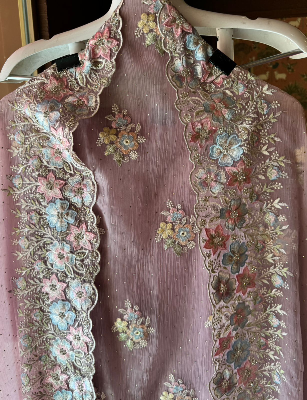 Pure Chiffon Georgette Unstitched suits