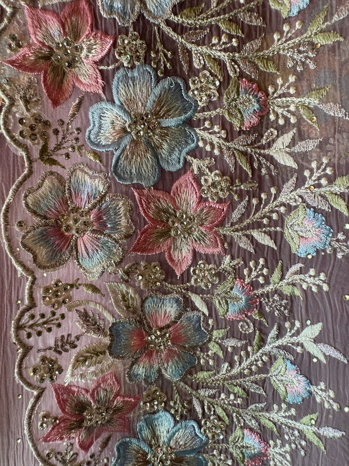 Pure Chiffon Georgette Unstitched suits