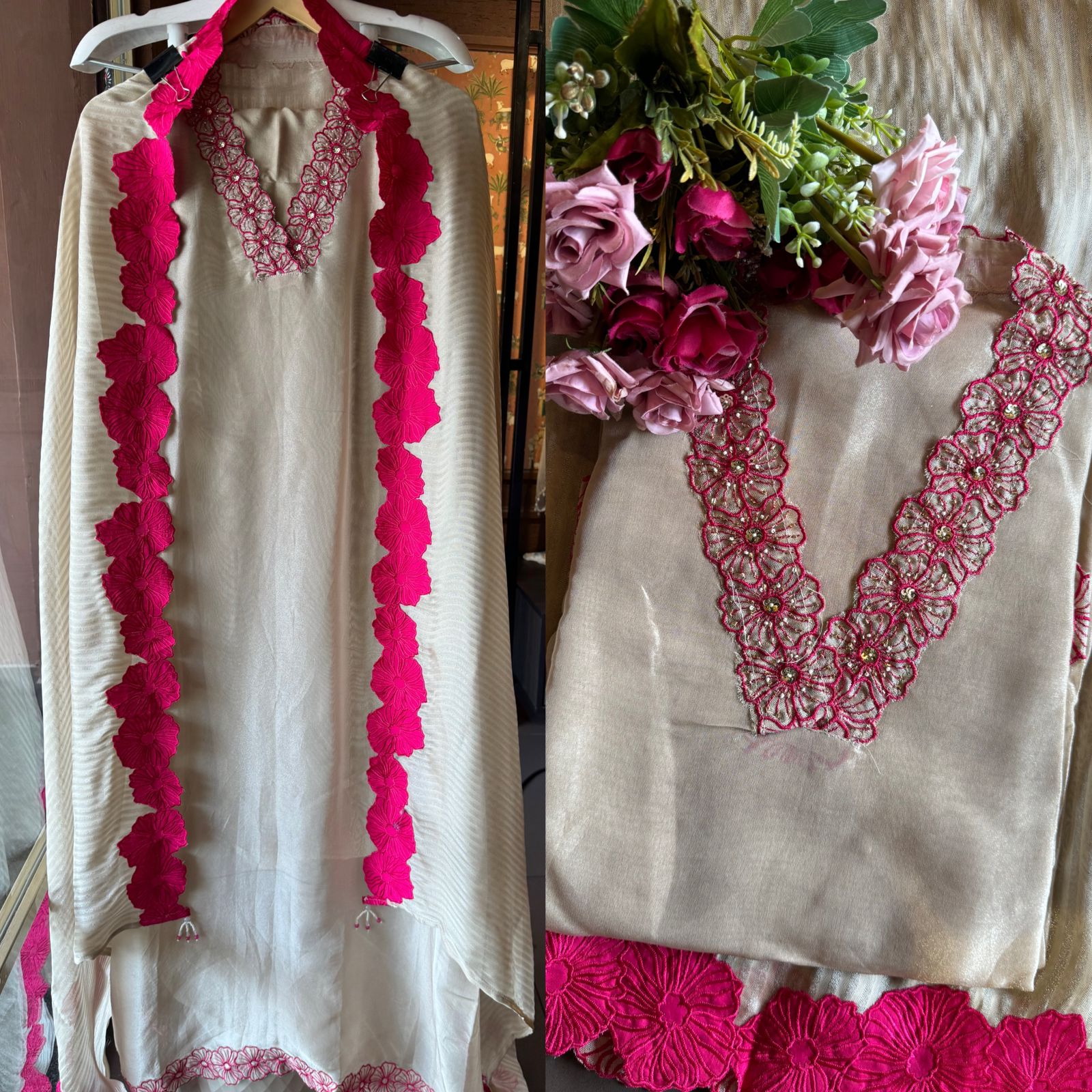 Beautiful soft tissue plain shirt