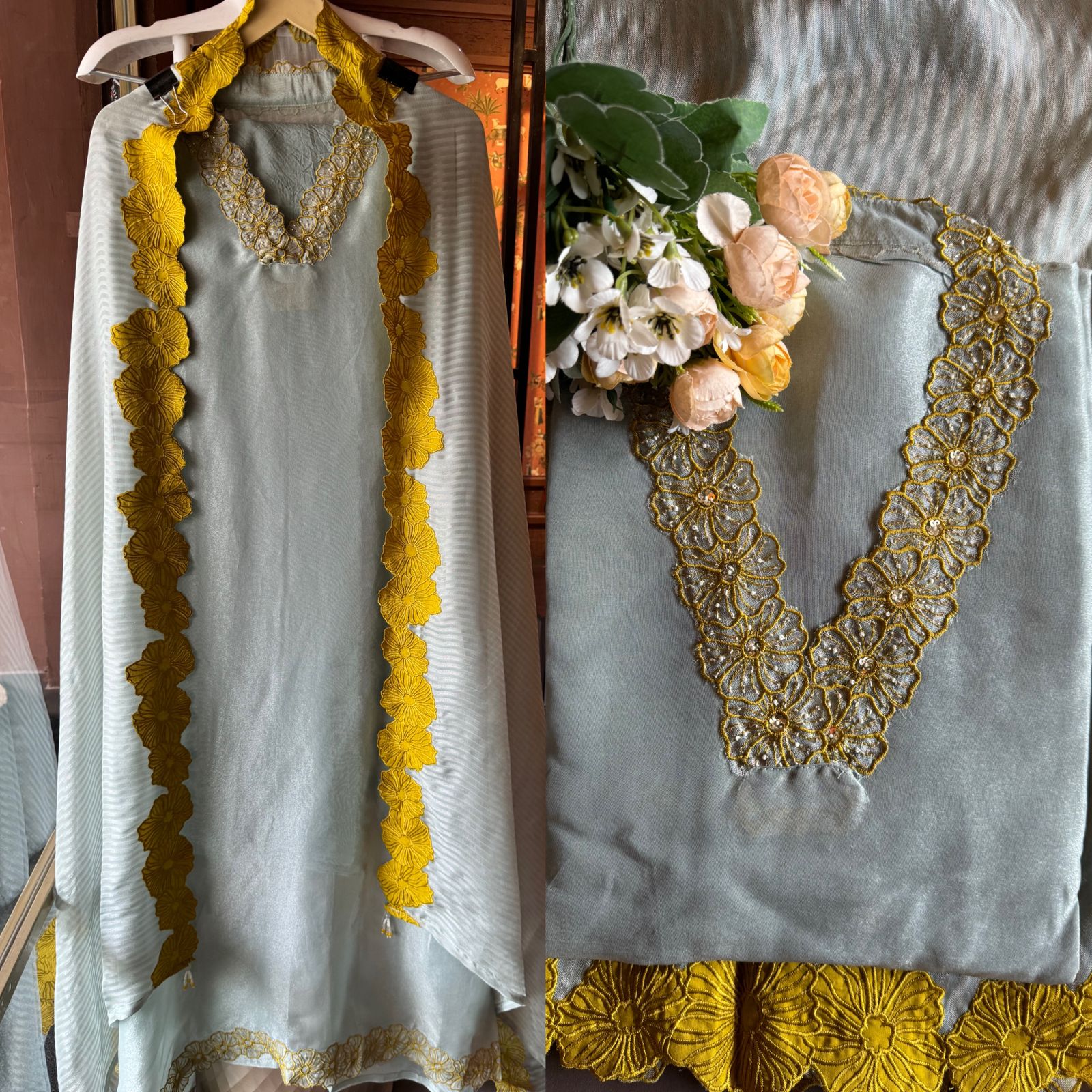 Beautiful soft tissue plain shirt