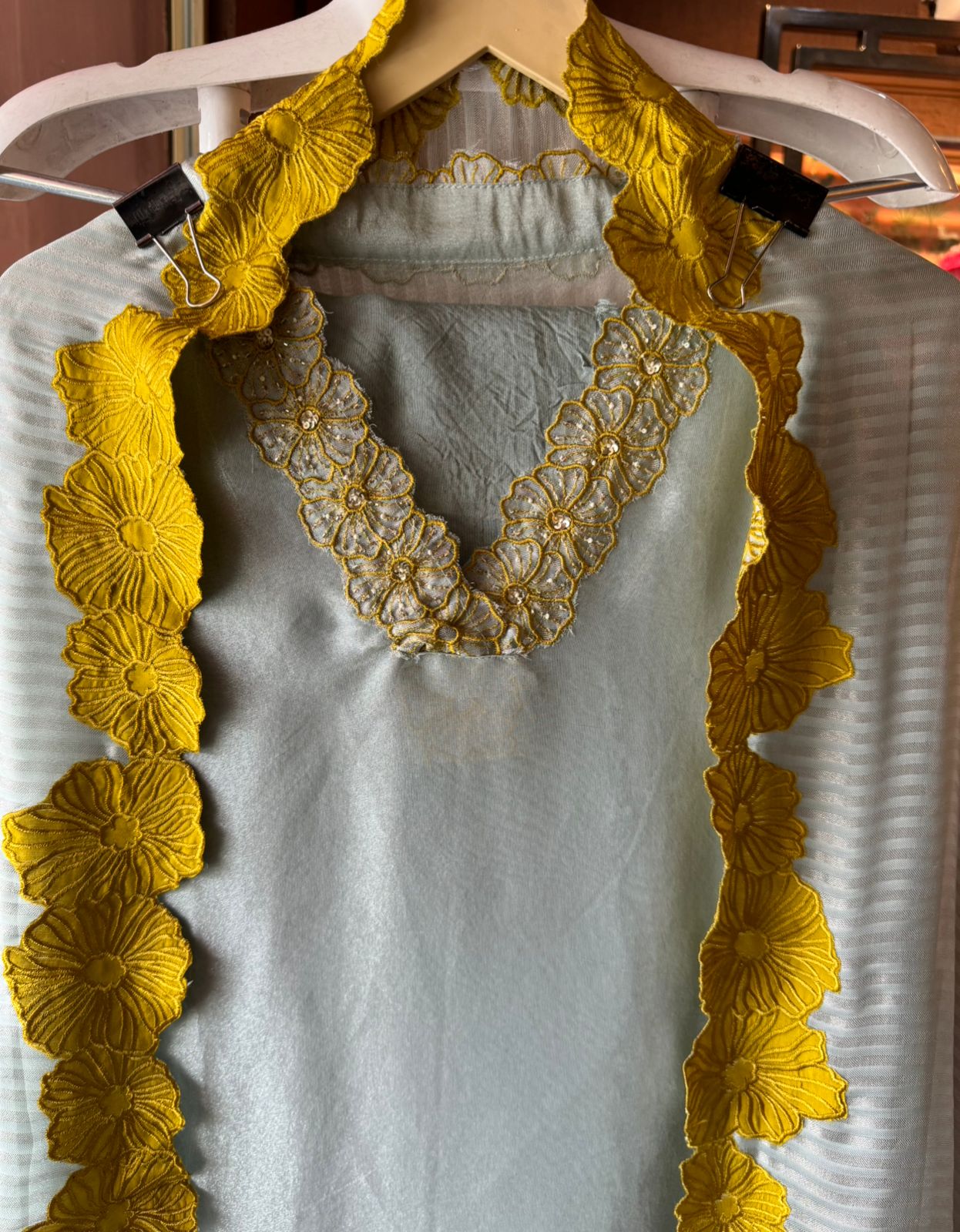 Beautiful soft tissue plain shirt