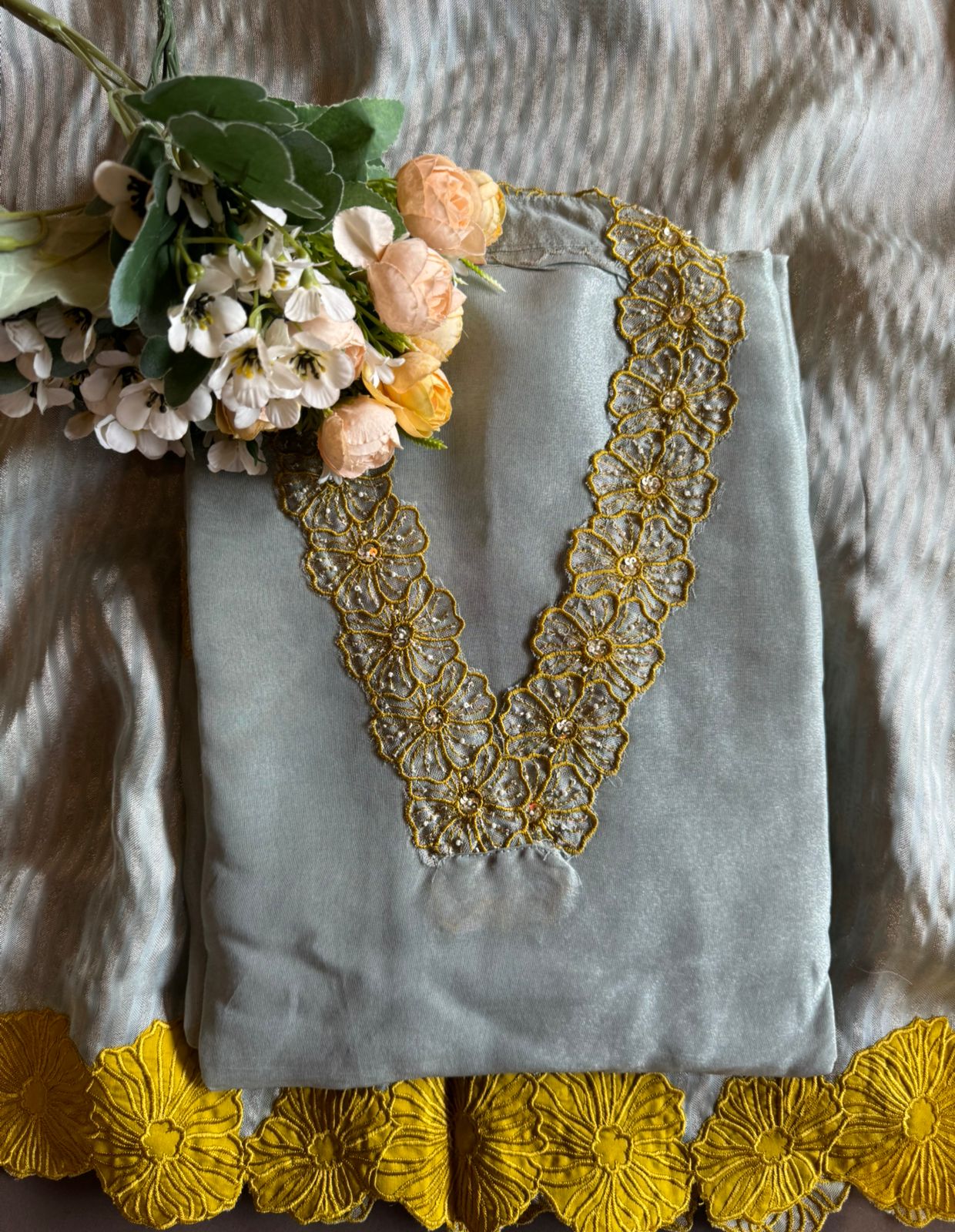 Beautiful soft tissue plain shirt