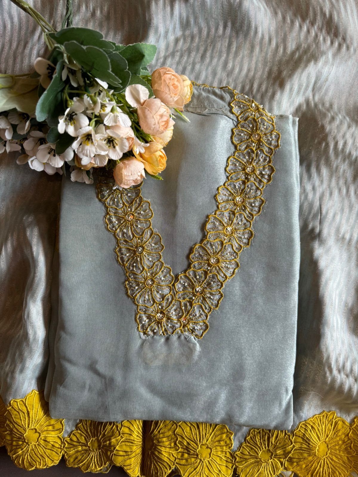 Beautiful soft tissue plain shirt