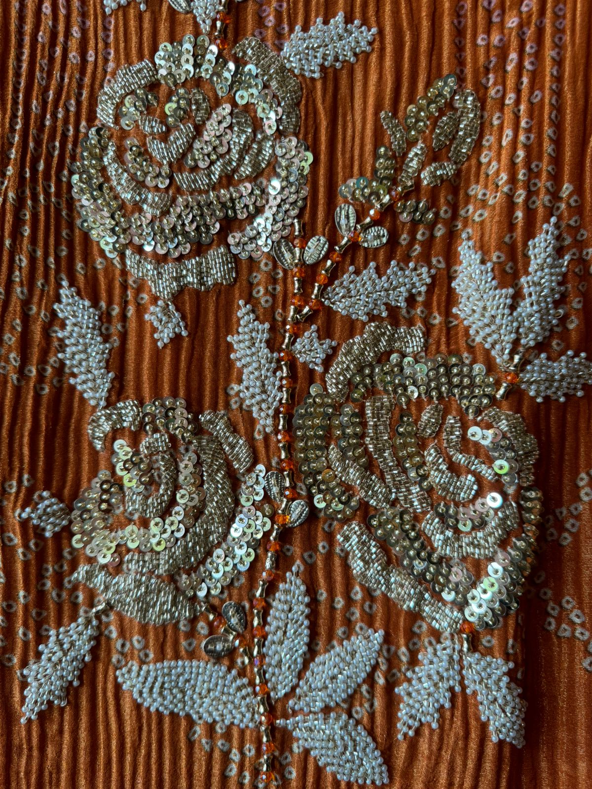 Crushed stretchable Tissue fabric