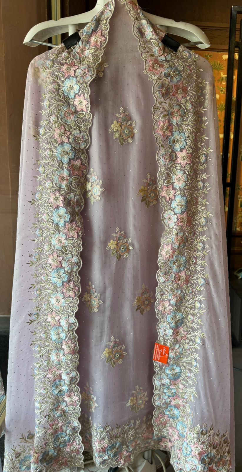 Pure Chiffon Georgette Unstitched suits