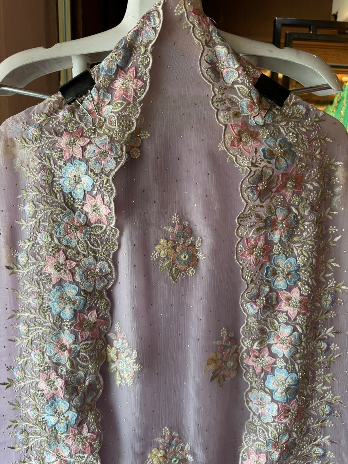 Pure Chiffon Georgette Unstitched suits