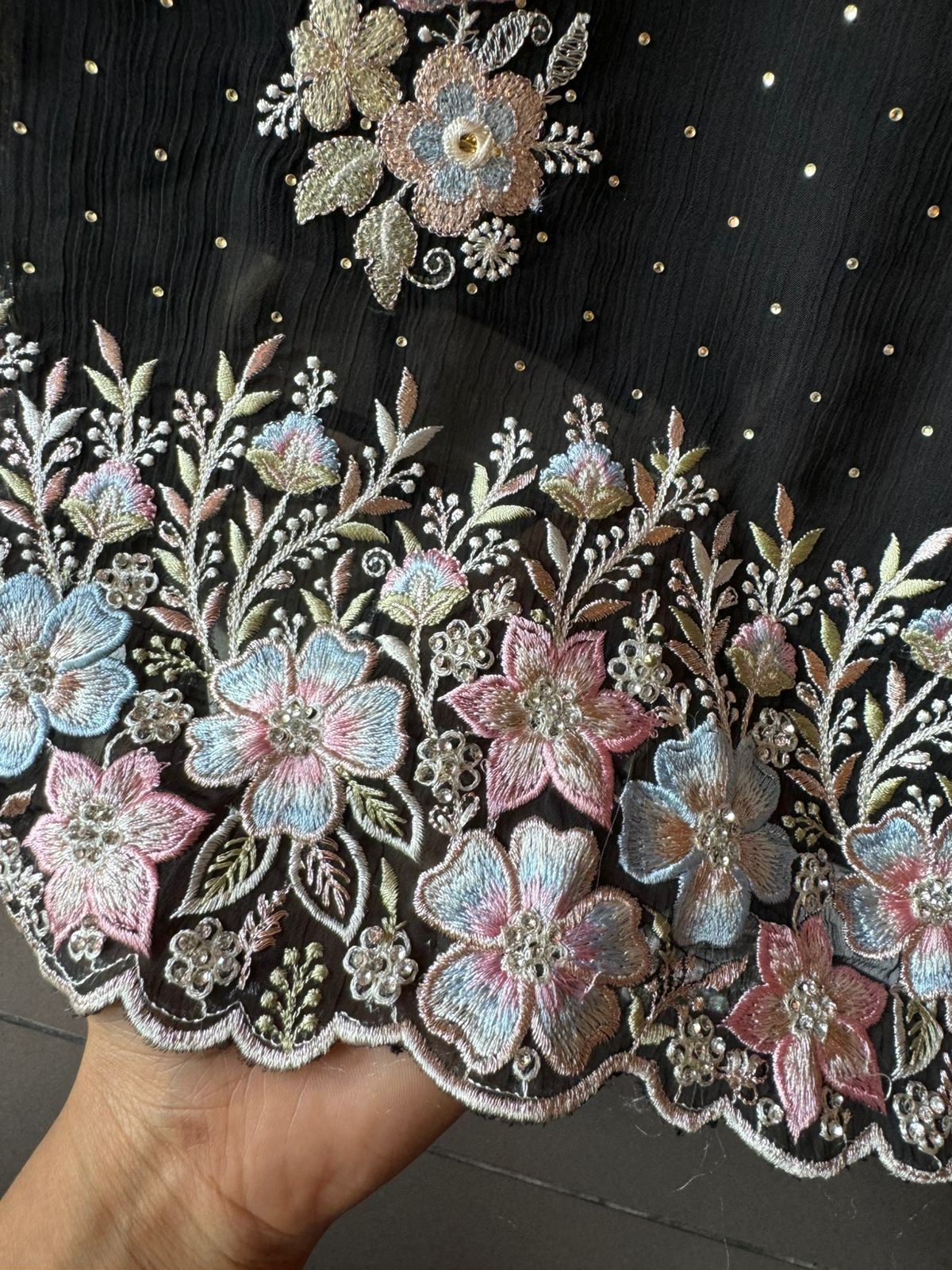 Pure Chiffon Georgette Unstitched suits