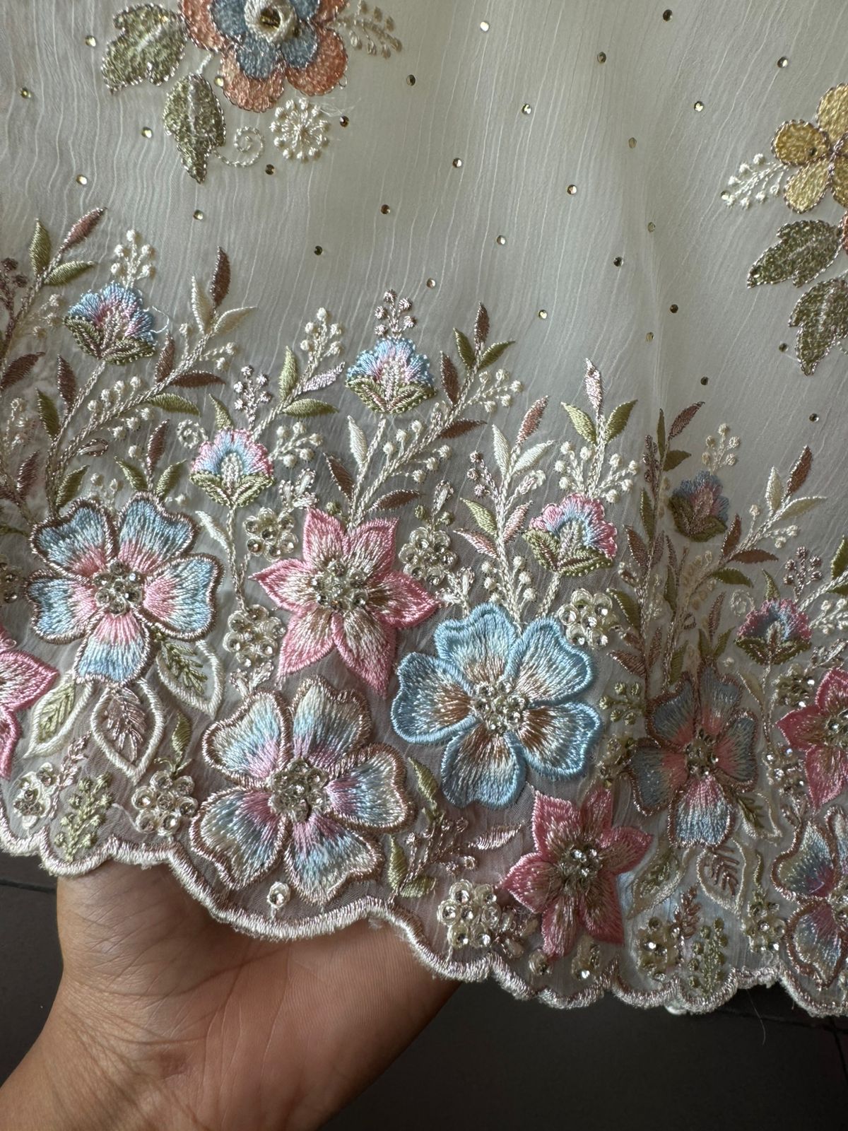 Pure Chiffon Georgette Unstitched suits