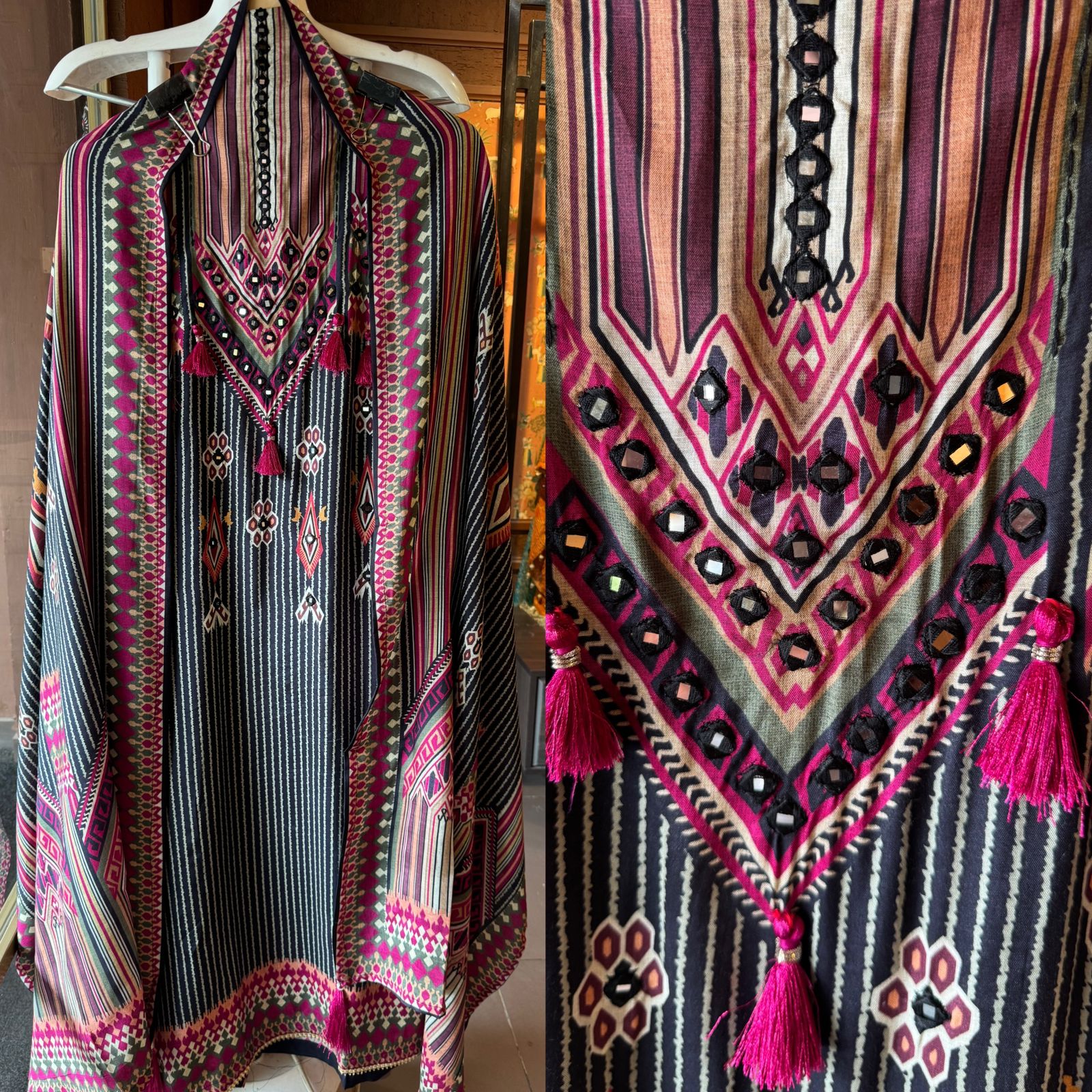 Pure Soft Mul muslin Digital printed shirt