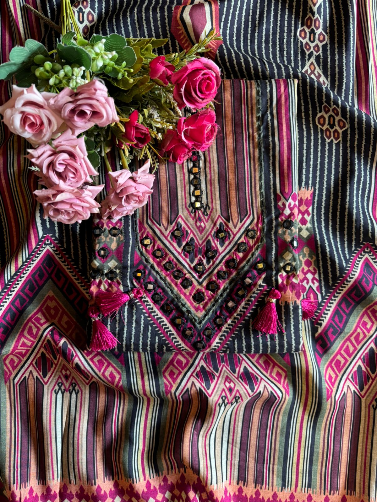 Pure Soft Mul muslin Digital printed shirt