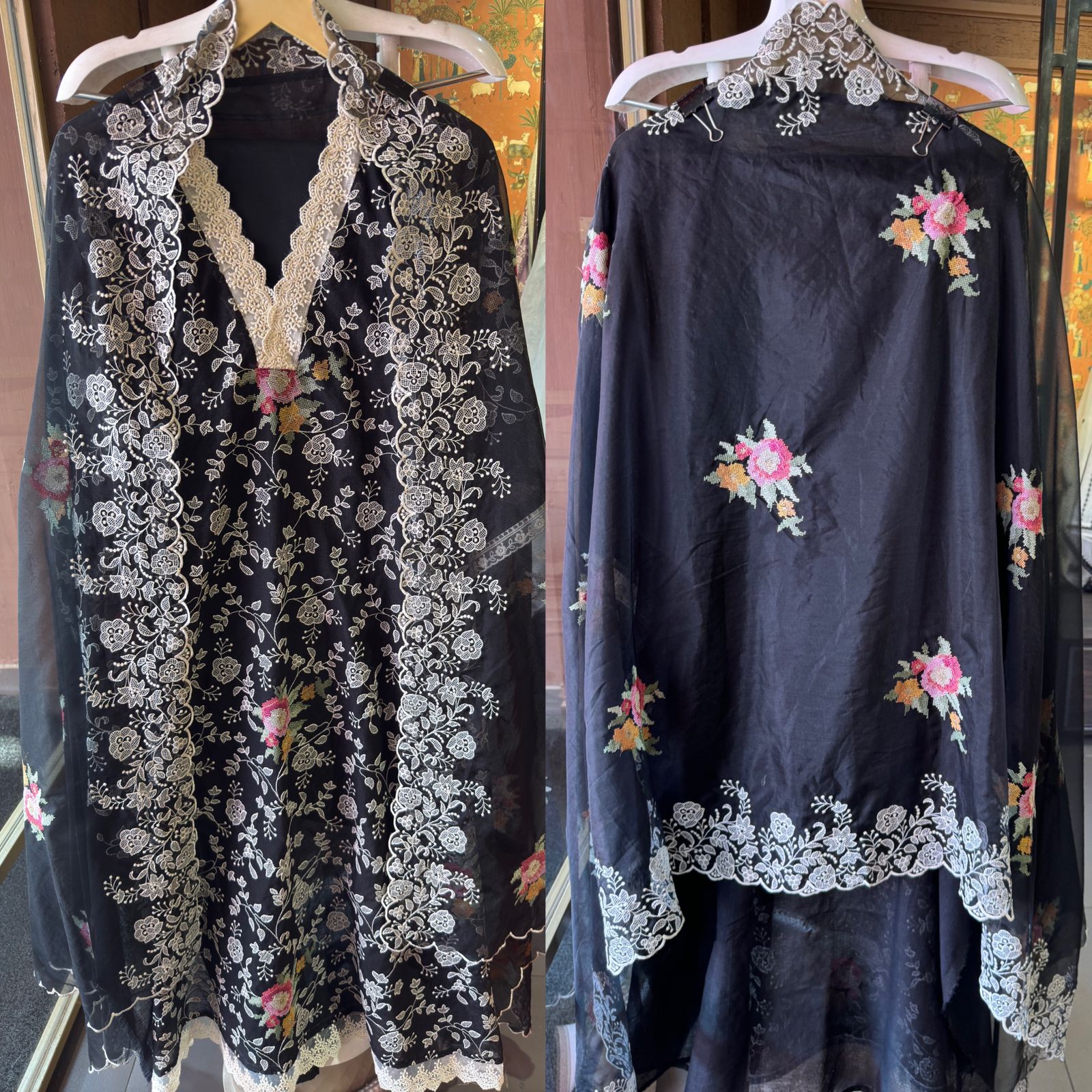 Pure and Soft original Kotta Doria with floral embroidered